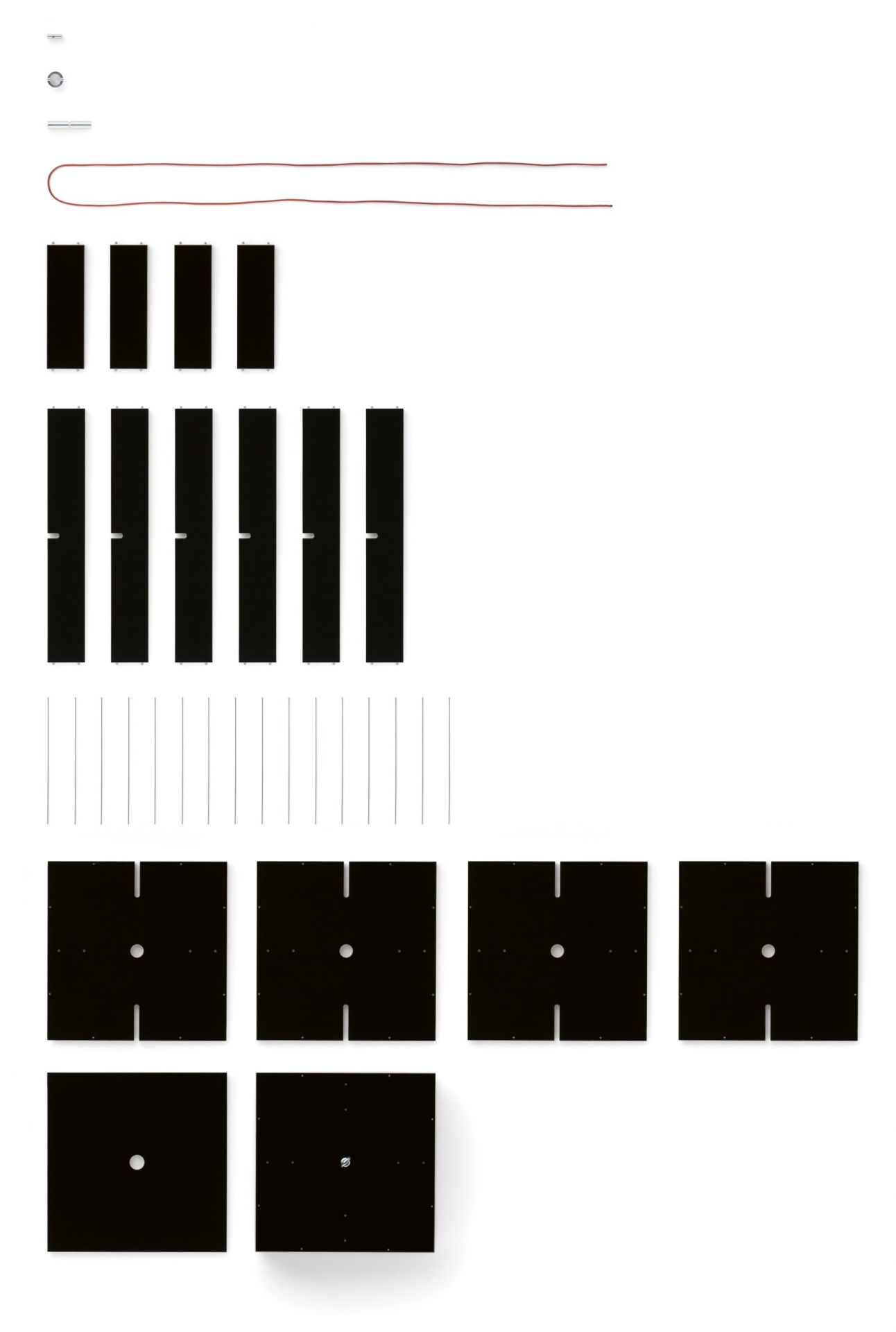 Buchstabler bookshelf, dvd-shelf Nils Holger Moormann