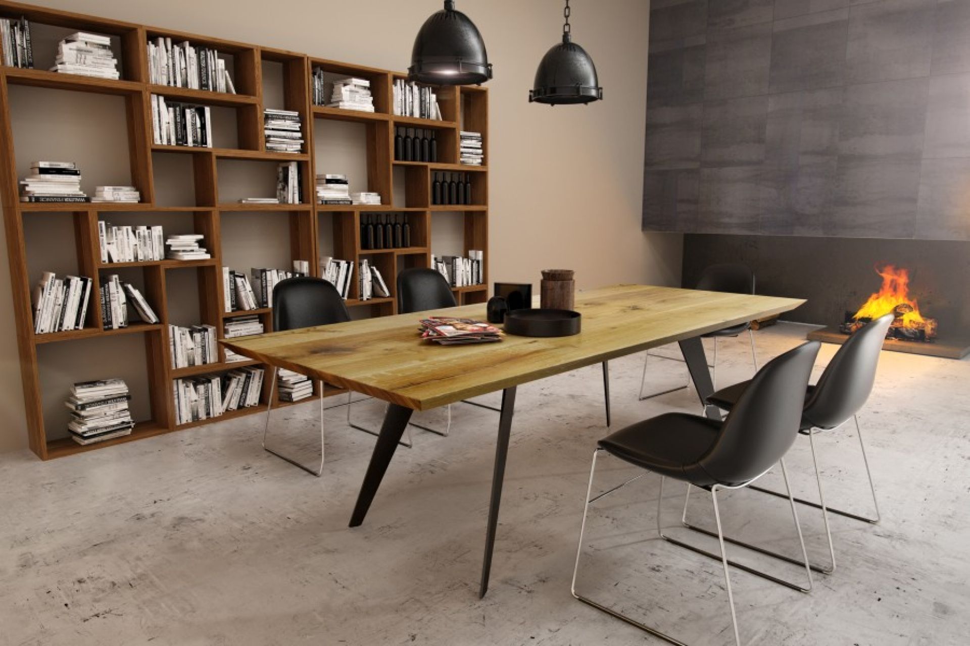 Fold Dining table Trebord