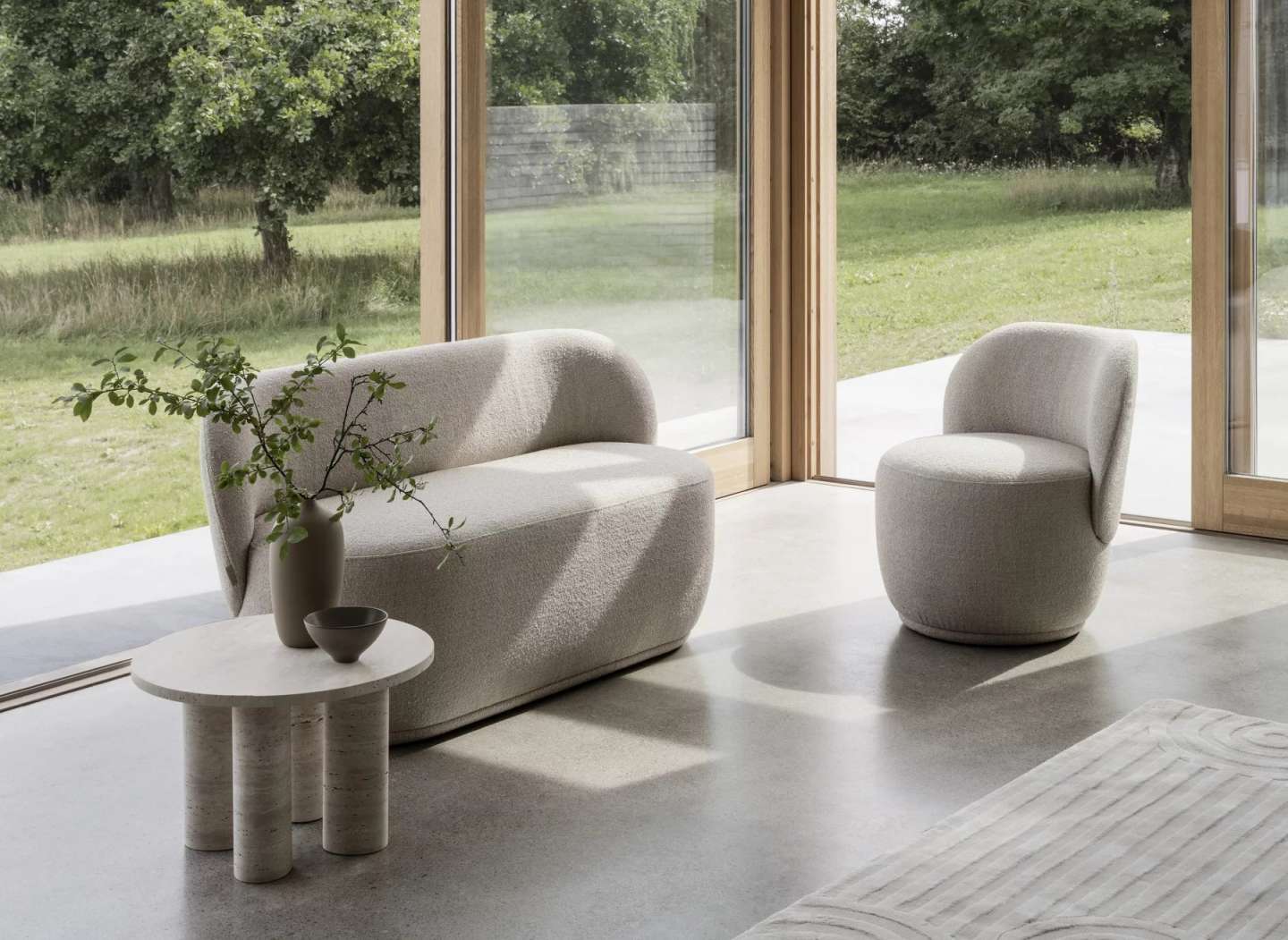 Volos side table round Ø 52 x H 34 cm Blomus