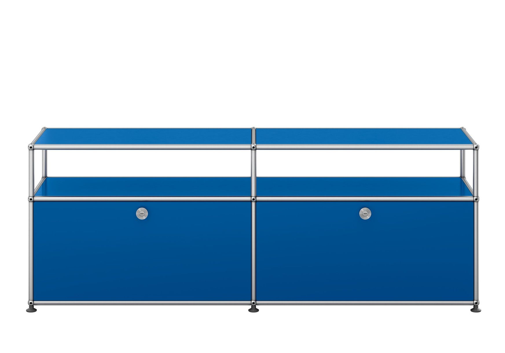 USM Haller Sideboard TV Hi-Fi-Möbel – QUICK SHIP-enzianblau