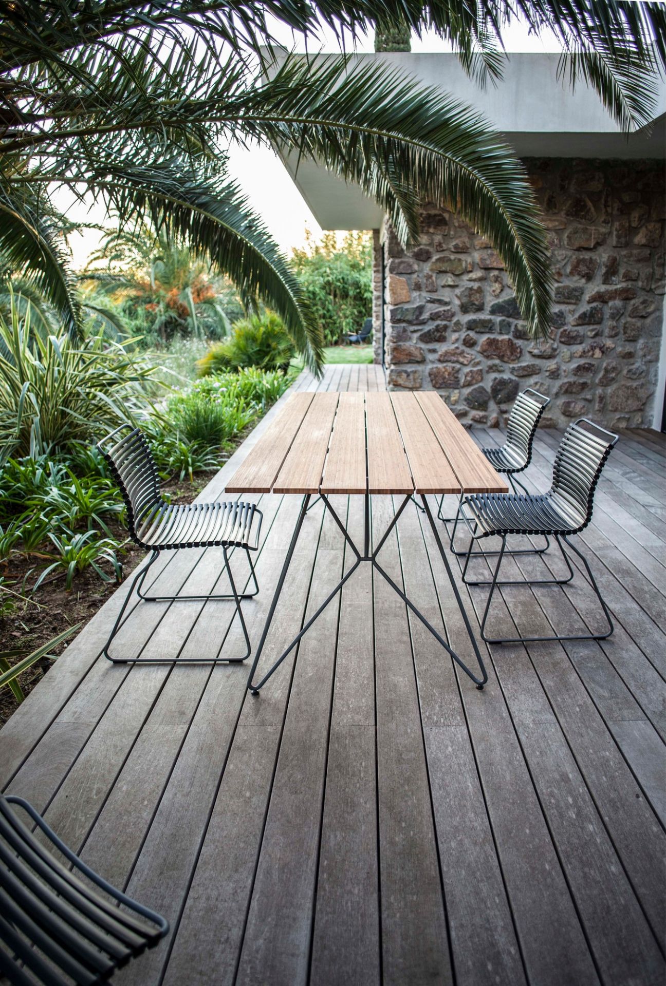 Click chair without armrests Outdoor Houe Multicolor 1