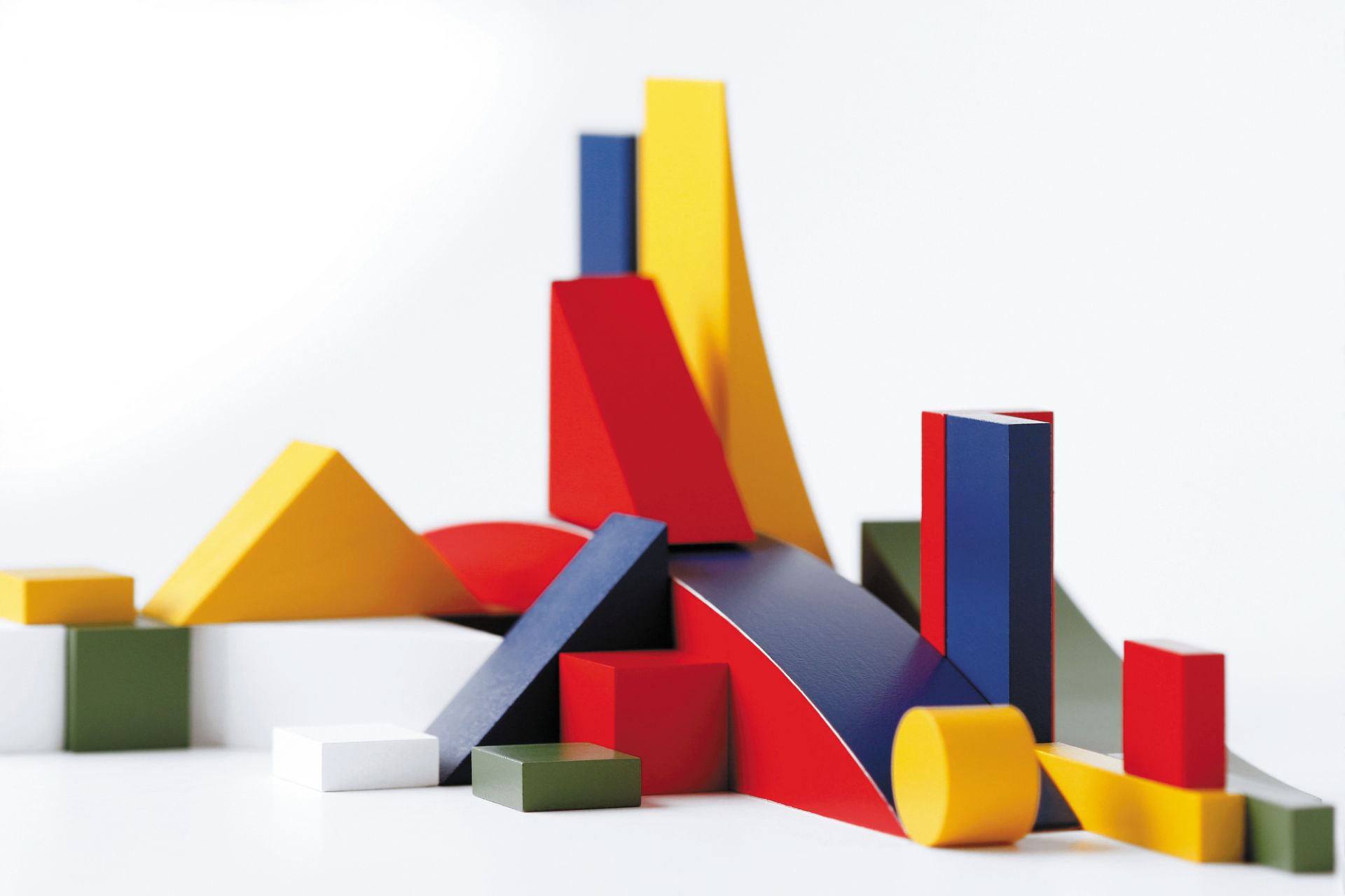Bauhaus building game Naef Spiele AG SINGLE PIECES