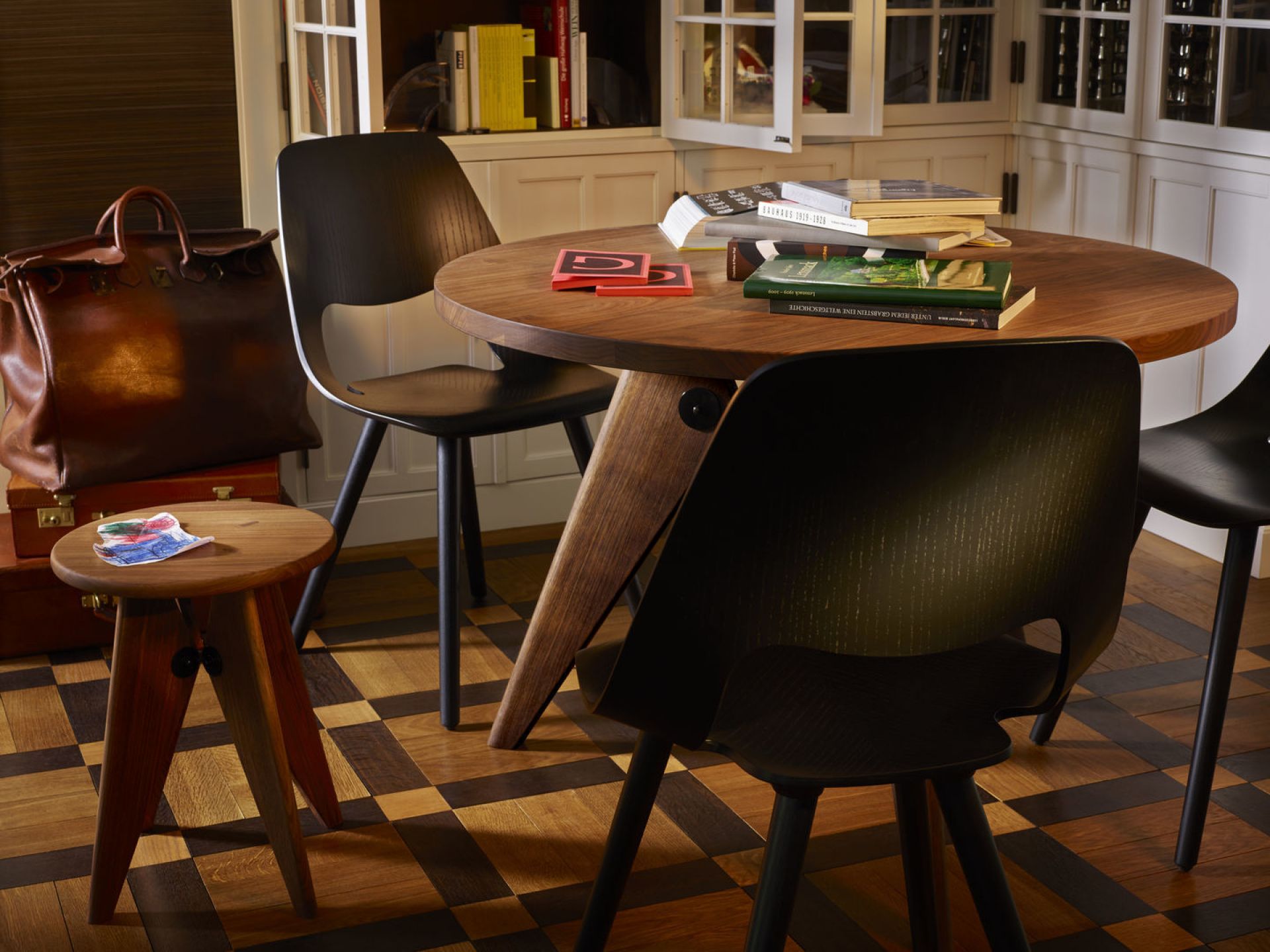 Tabouret Bois stool Vitra