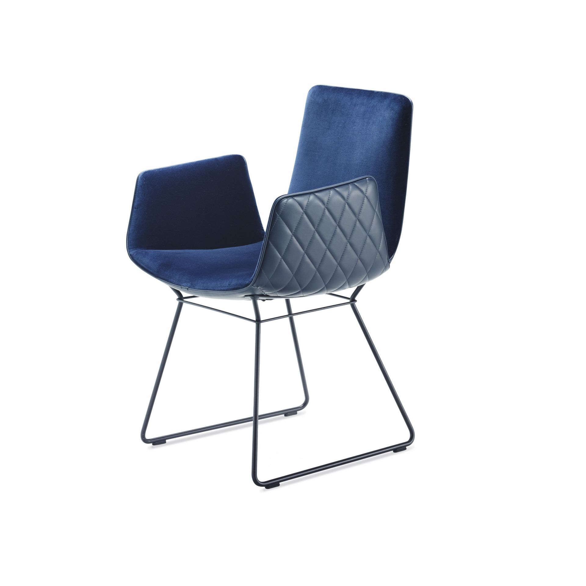 Amelie Armchair high armrests Freifrau Manufaktur