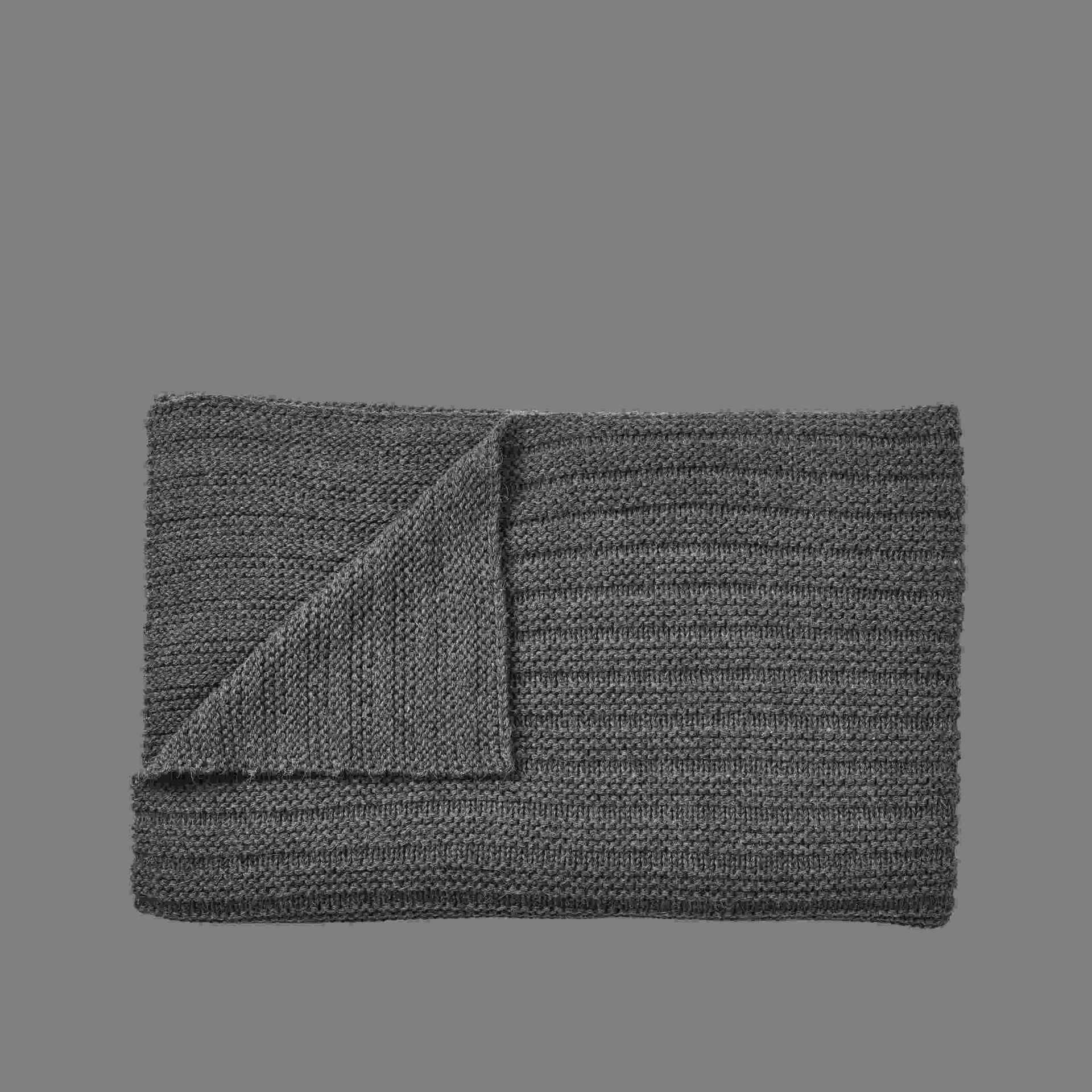 Ample Throw Blanket dark grey Muuto