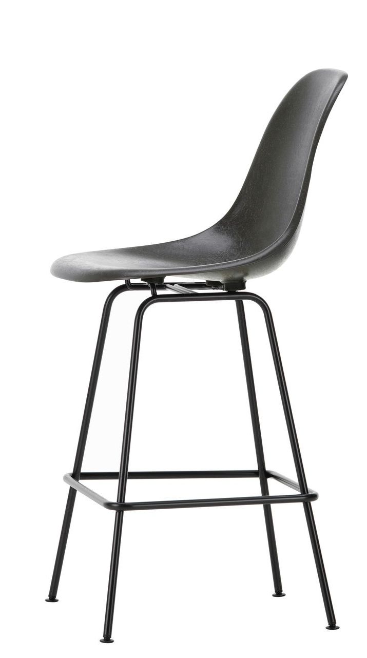 Eames Fibreglass Bar Stool Medium Bar Stool Vitra