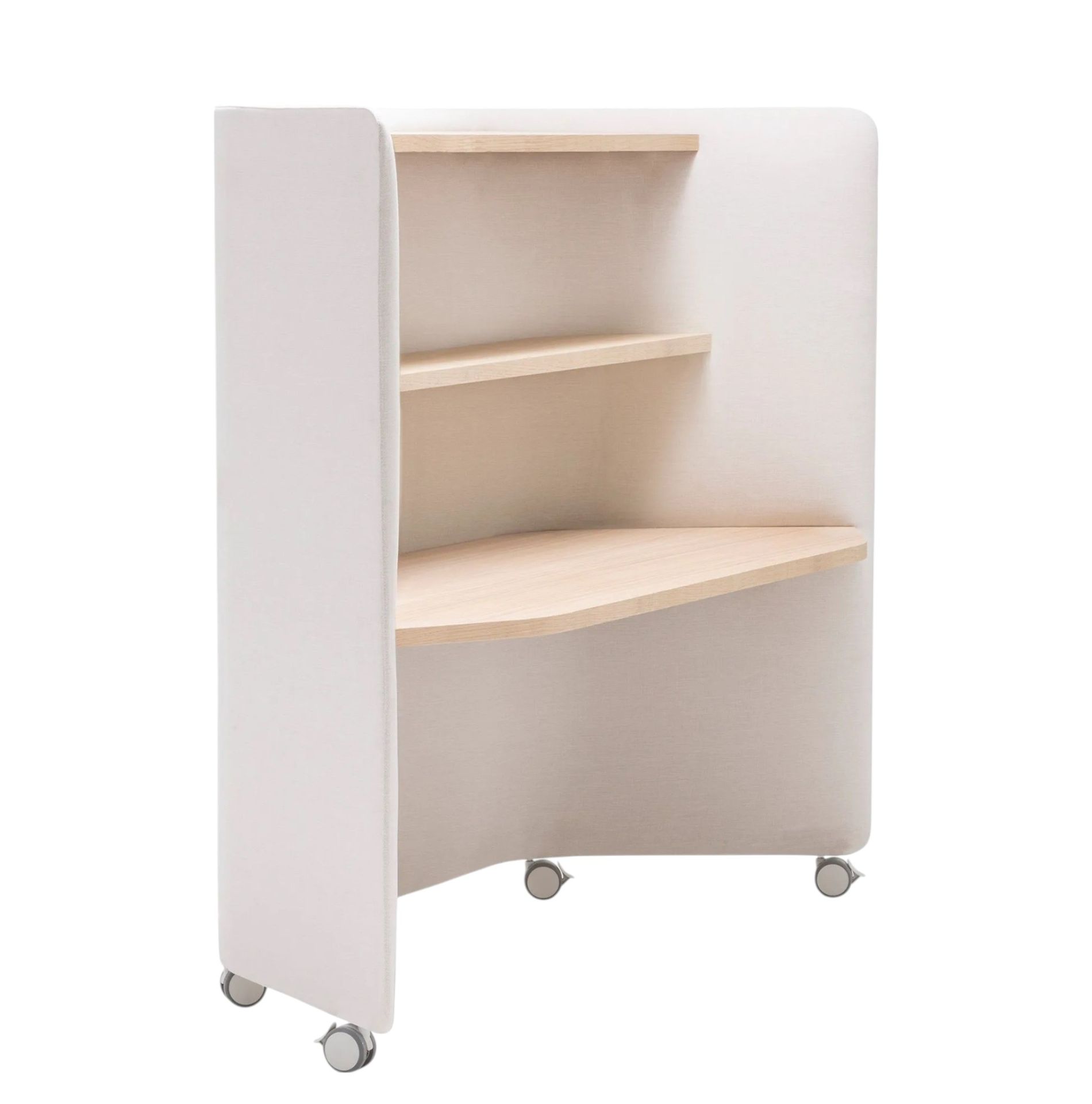 In Out Office ME2261 Office desk with sound-absorbing partitions Andreu World 