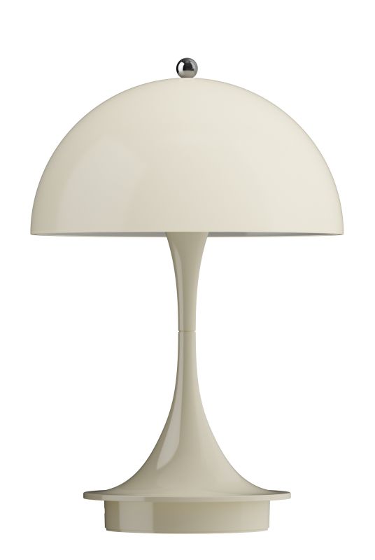 Panthella 160 Portable V3 rechargeable LED table lamp Indoor/Outdoor Louis Poulsen Opal beige