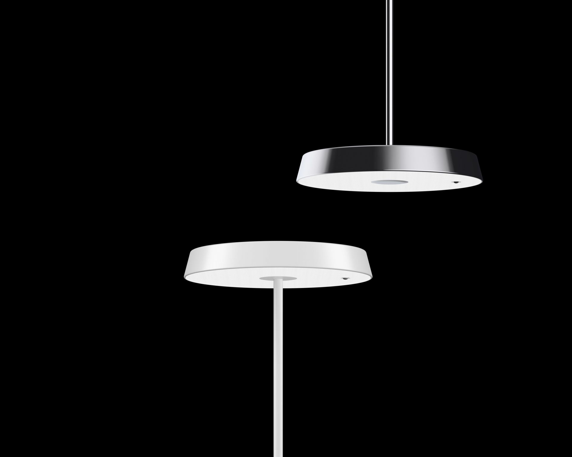 Koi-S Pendant lamp black 3000K Belux