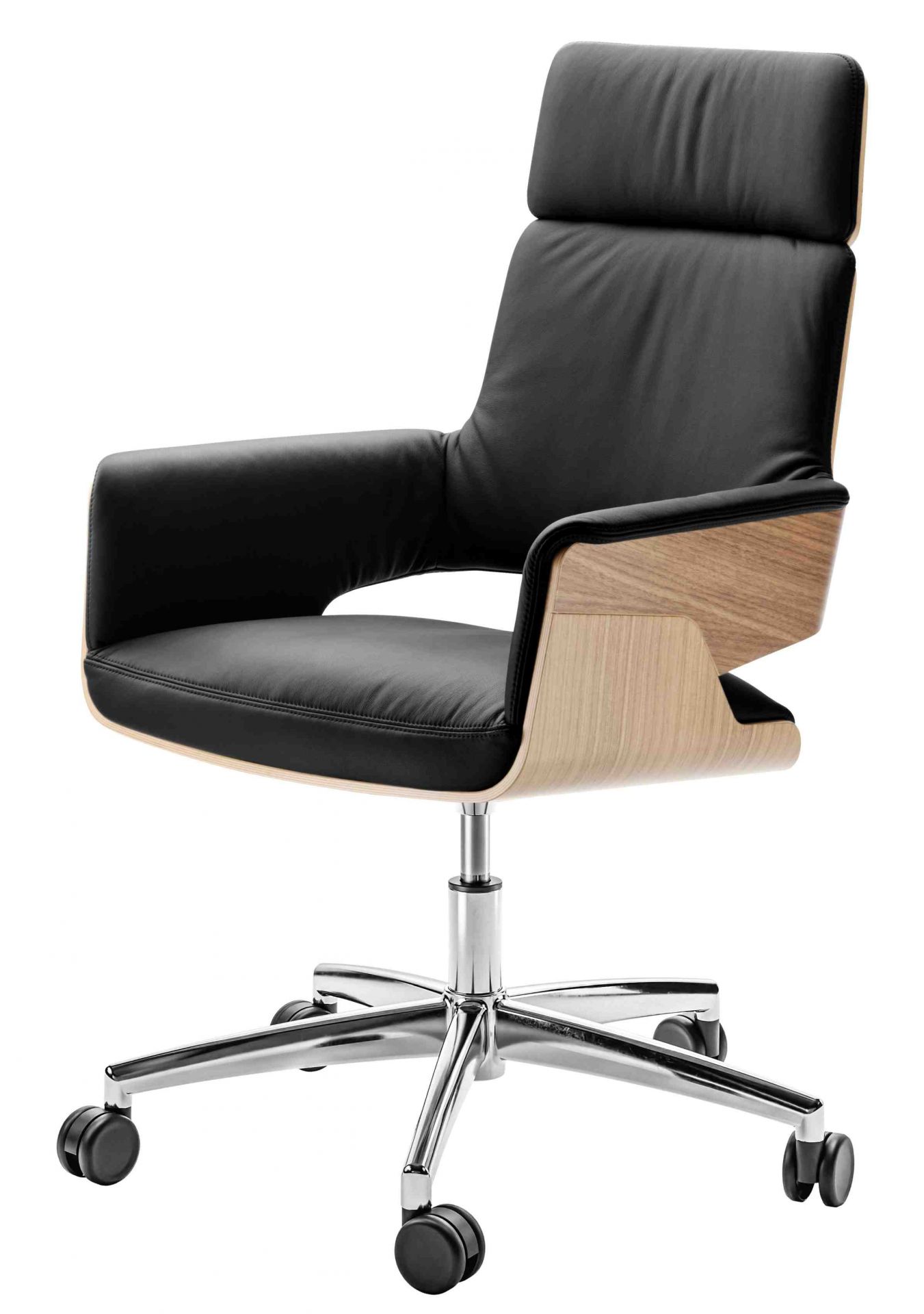 S 845 PVDRWE Swivel armchair Thonet