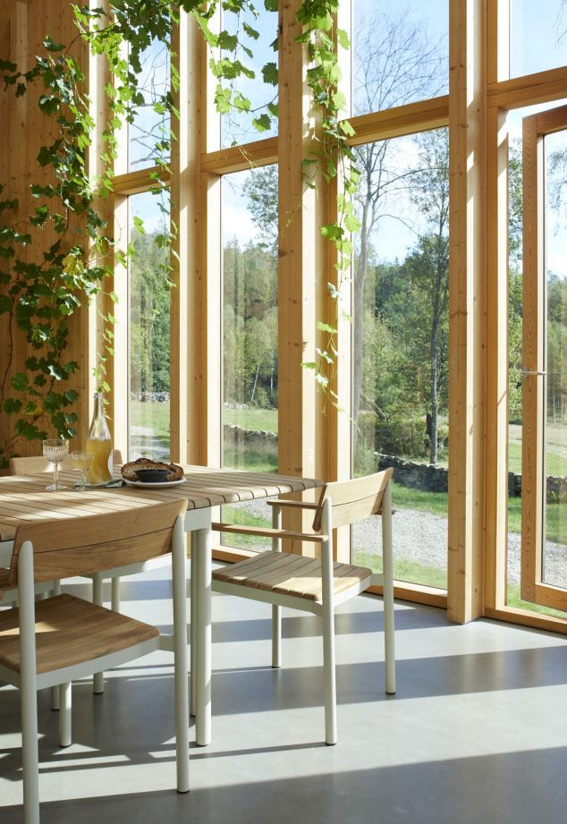 Pelagus Chair Skagerak by Fritz Hansen Hunter green