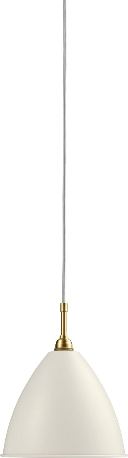 Bestlite BL 9 M pendant luminaire White / Brass Gubi Bestlite BL 9 M pendant luminaire White / Brass Gubi