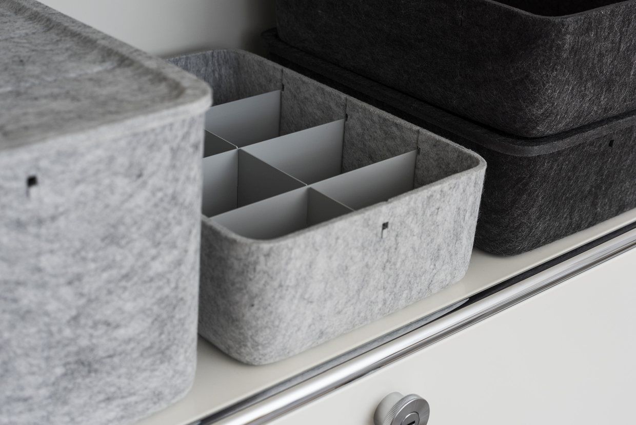 USM Haller Inos box deep with tray