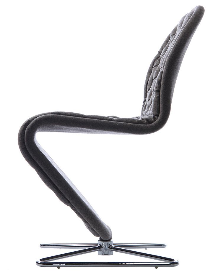 System 1-2-3 Dining Chair Deluxe Frame Butterfly Chair Verpan 