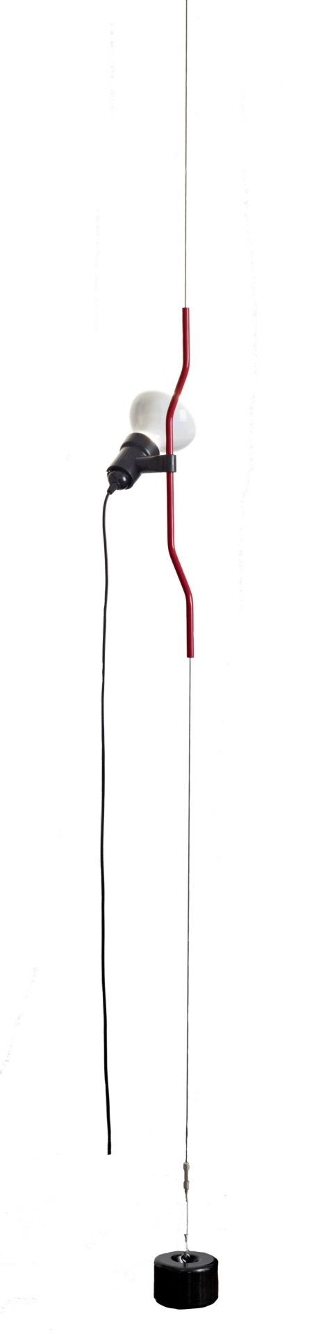 Parentesi Lamp with switch Flos Red