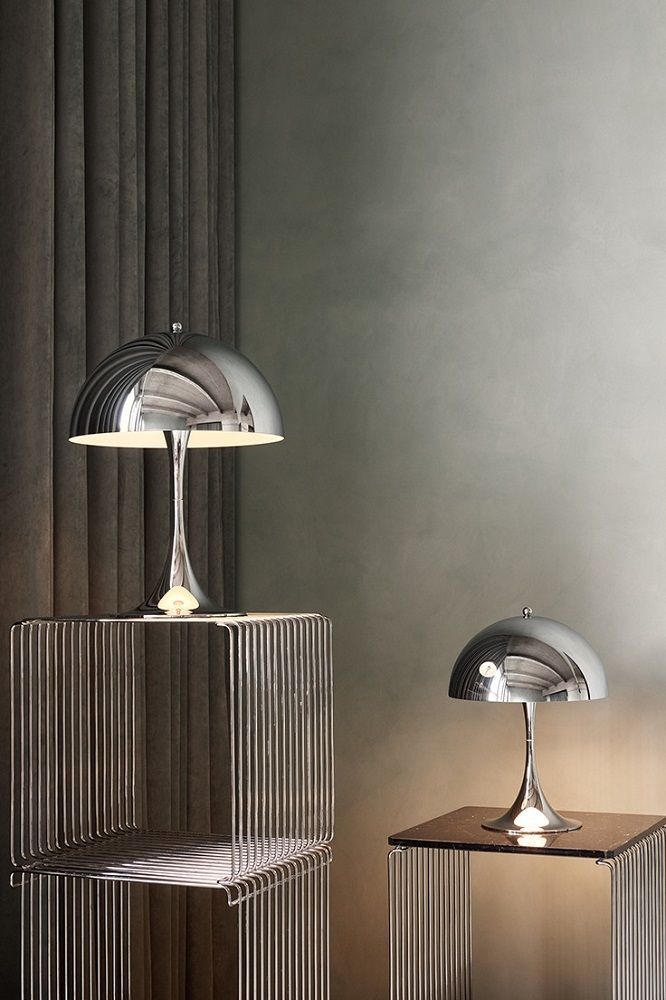 Panthella 250 Table lamp LED Metallic Louis Poulsen