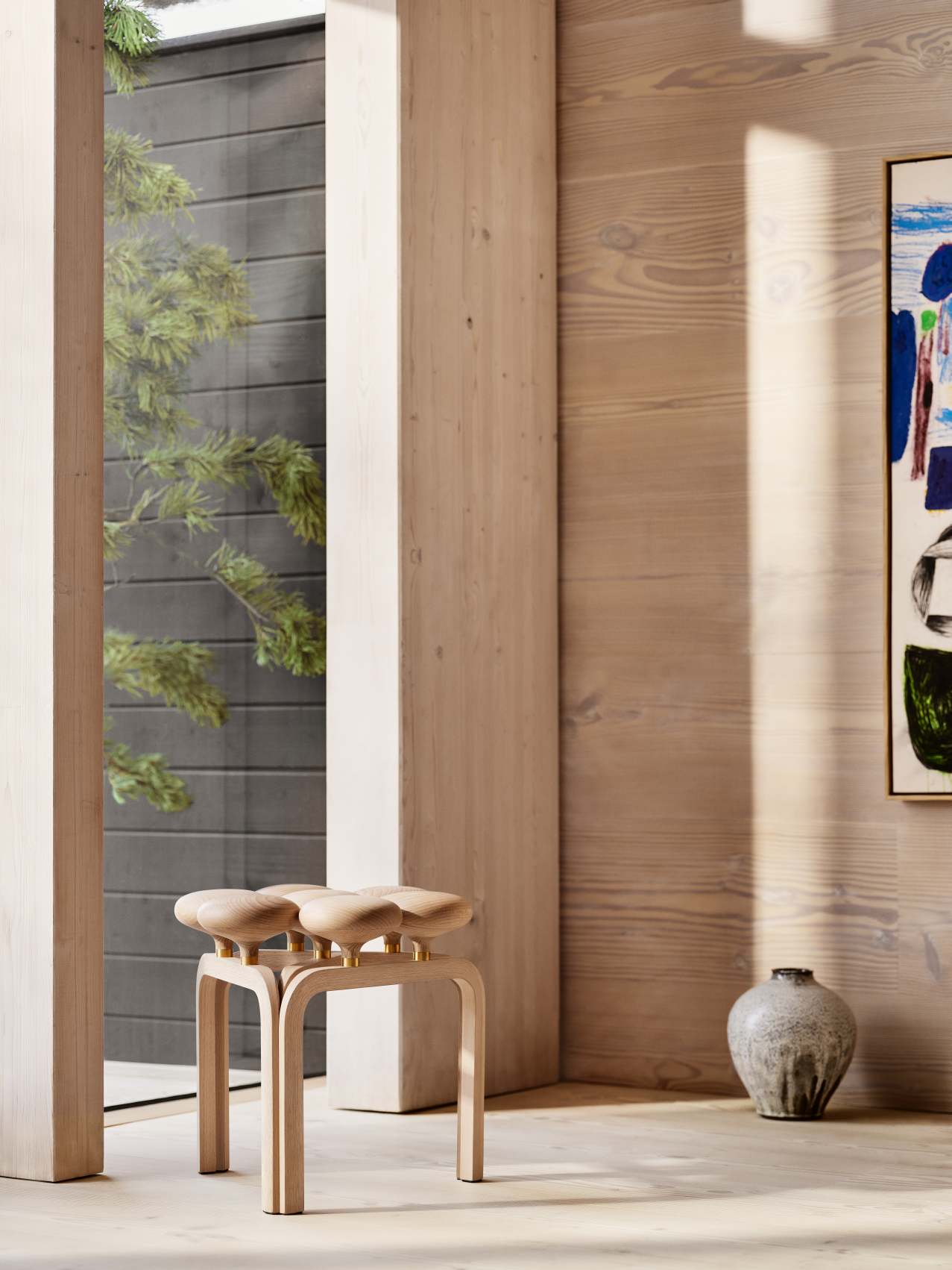 Utzon Stool Fritz Hansen