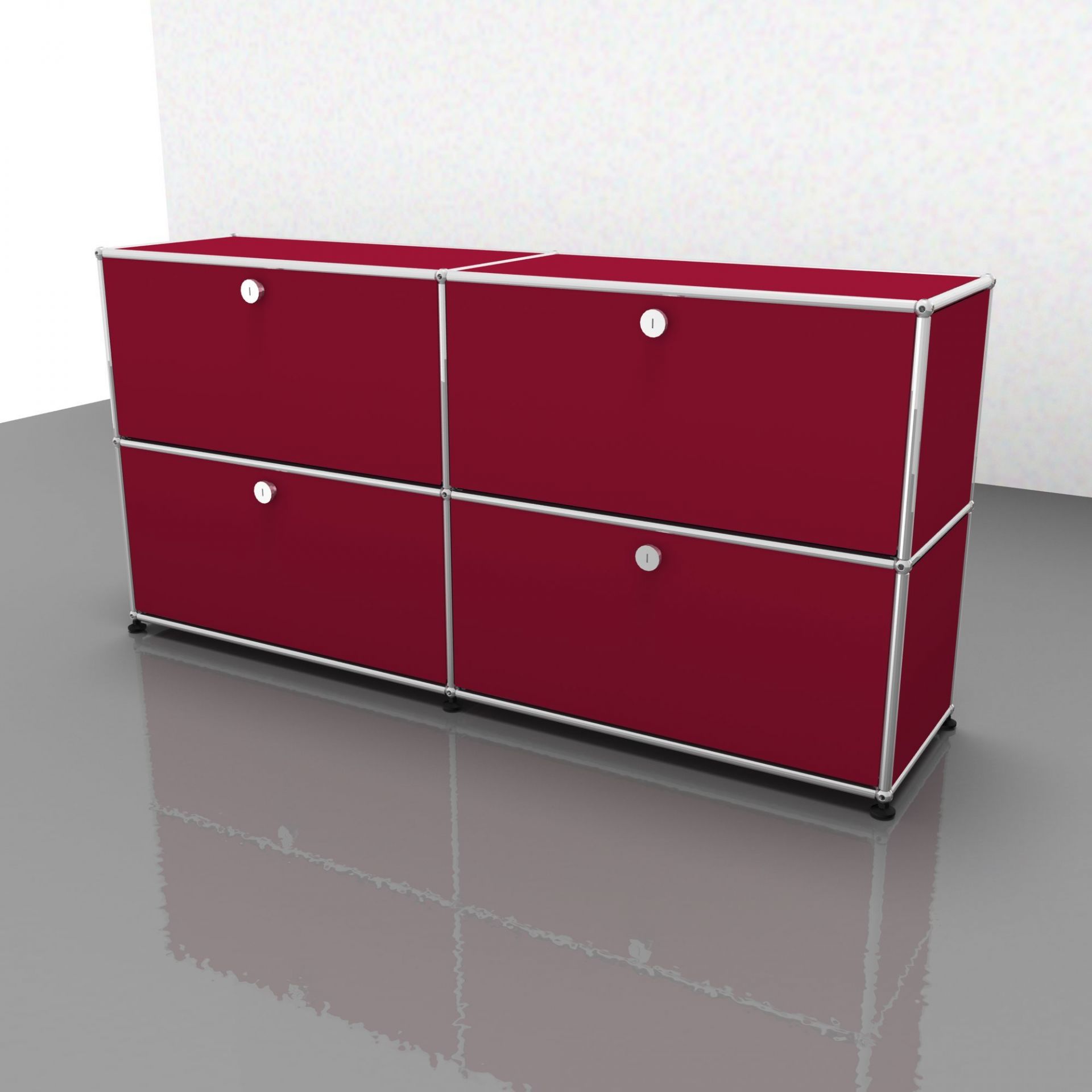 USM Haller sideboard with 4 folding doors – QUICK SHIP 