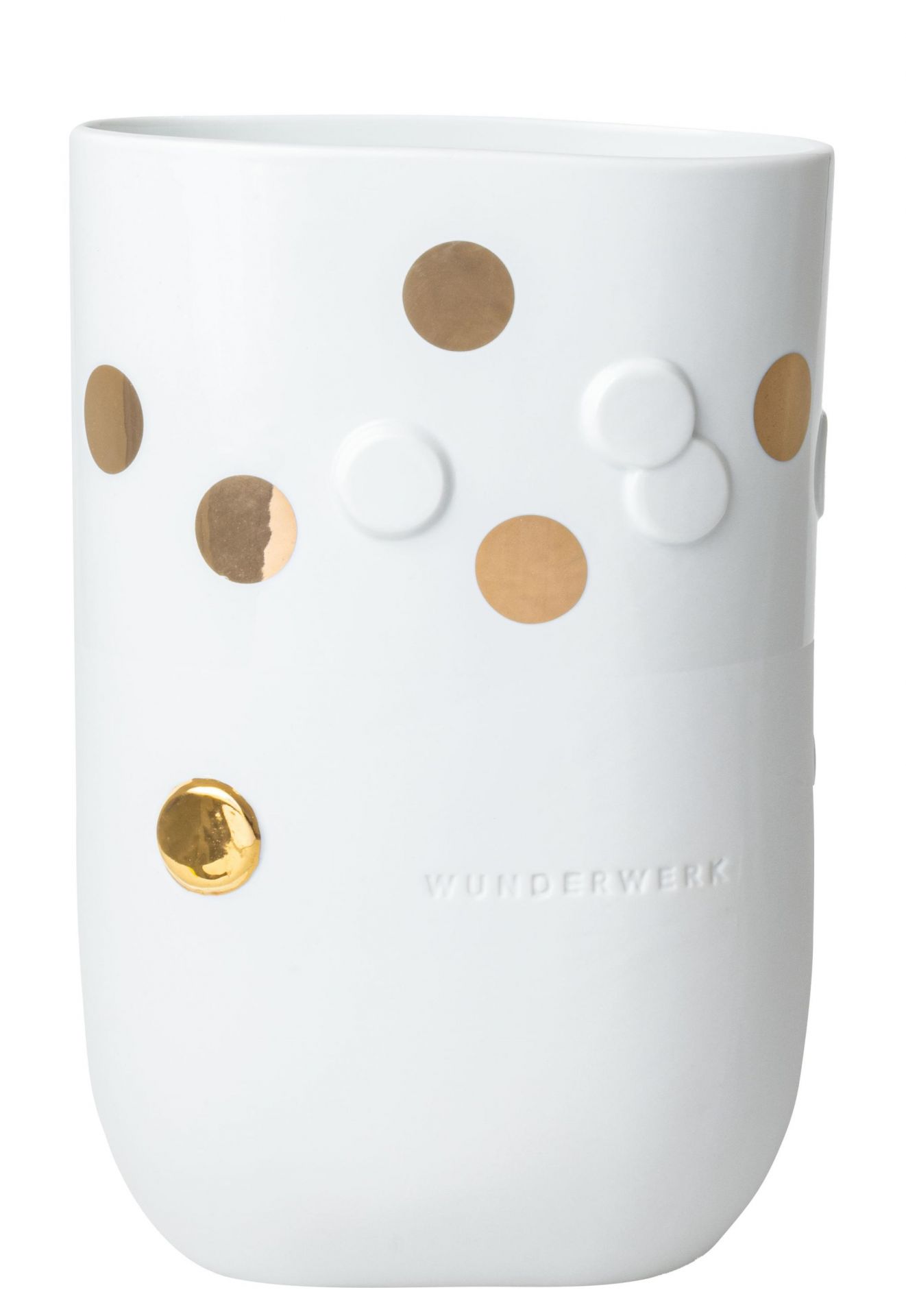 Golden dot vase Wunderwerk Räder