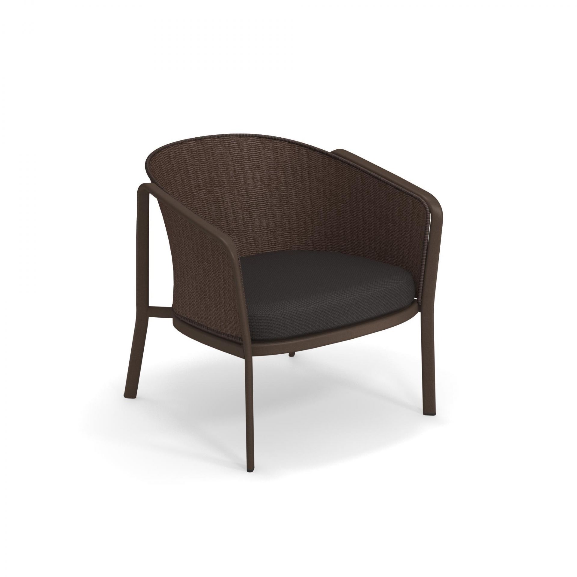 Carousel 1216 Outdoor Lounge chair Emu Indian brown / melange brown