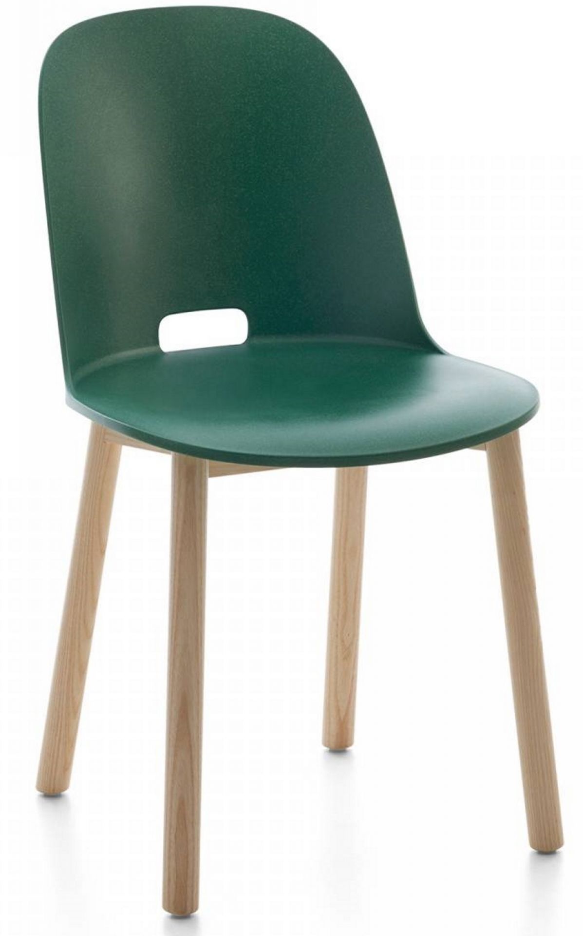 Alfi Chair Stuhl hoher Rücken Emeco-grün