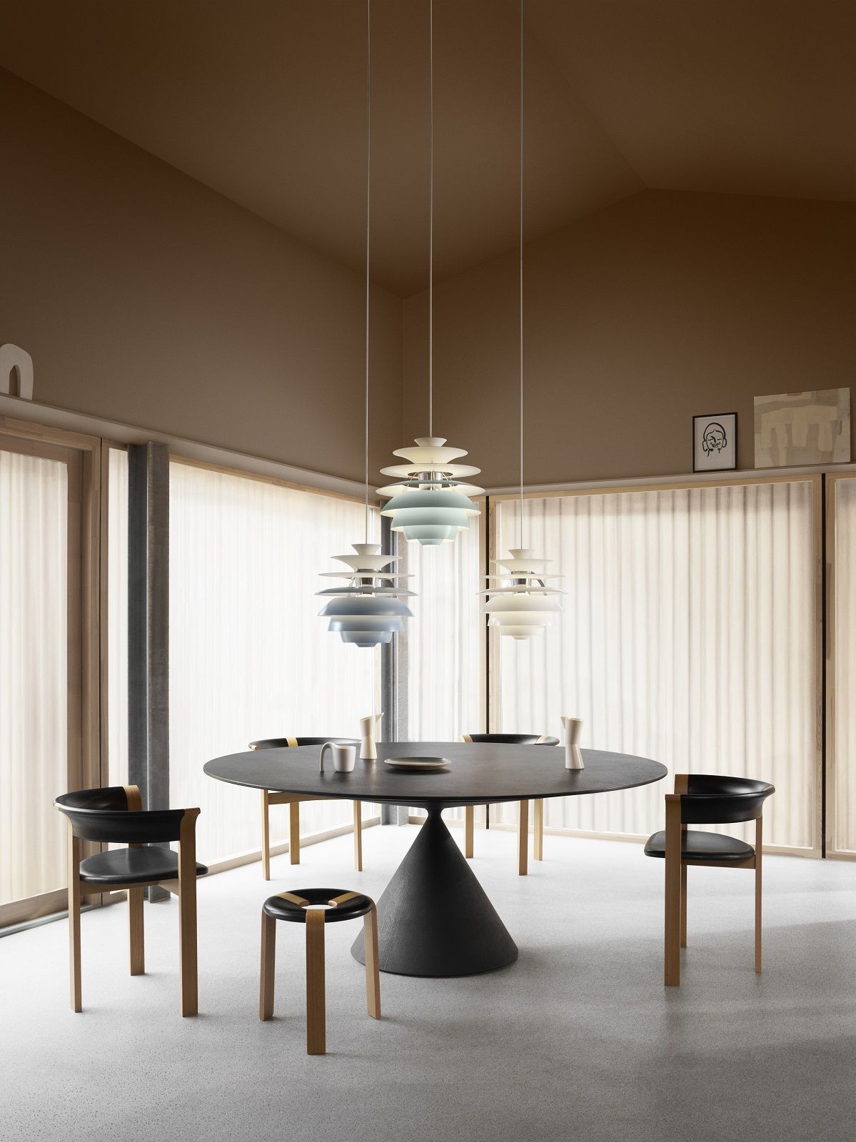 PH Snowball Pendant lamp Pendant lamp Dusty Louis Poulsen