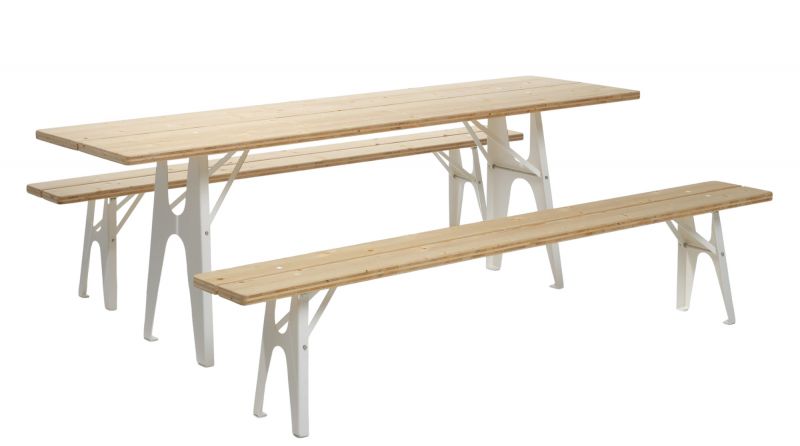 Rain protection for table or bench Ludwig Richard Lampert