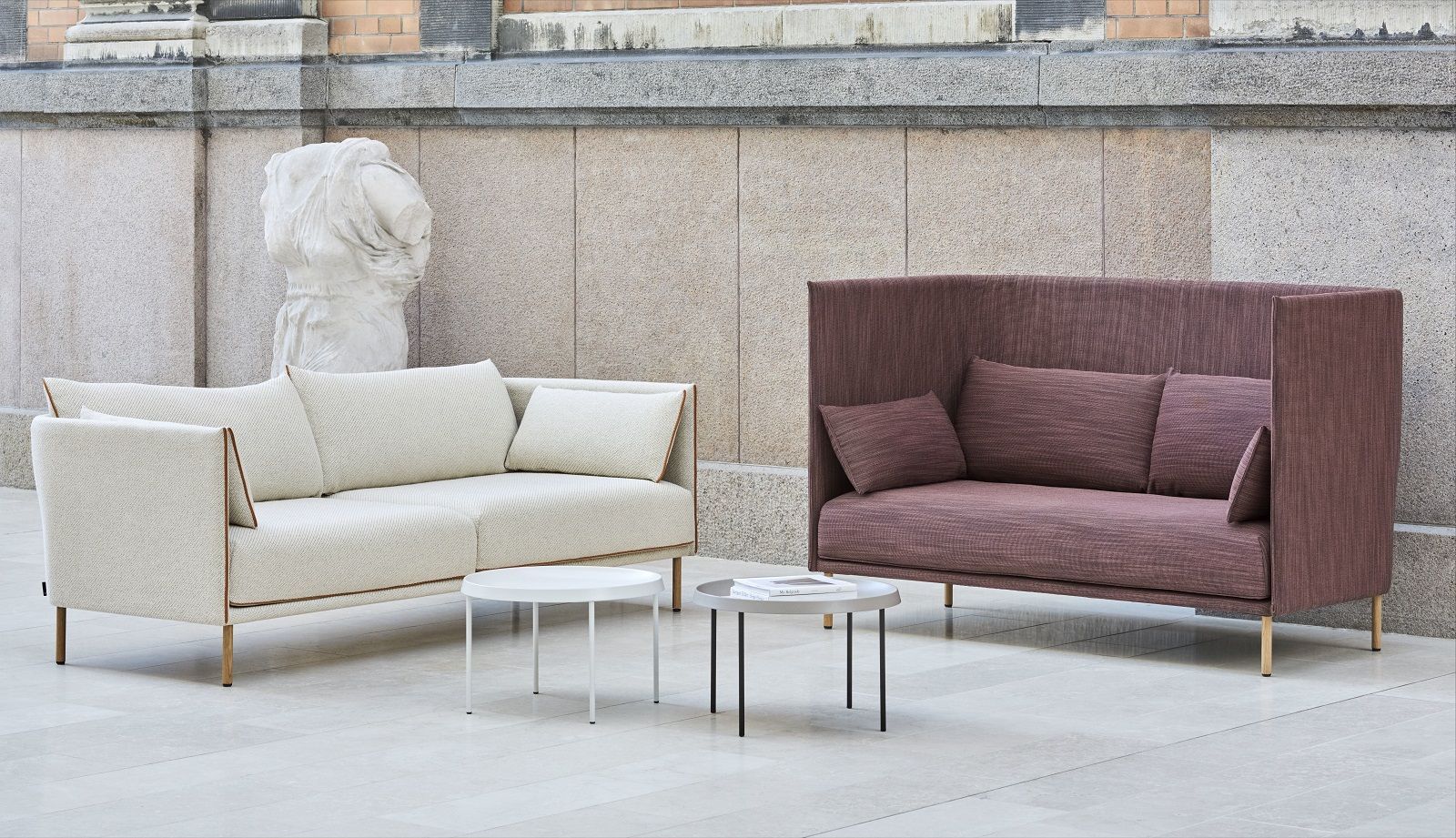 Silhouette Sofa 2-seater Low Hay