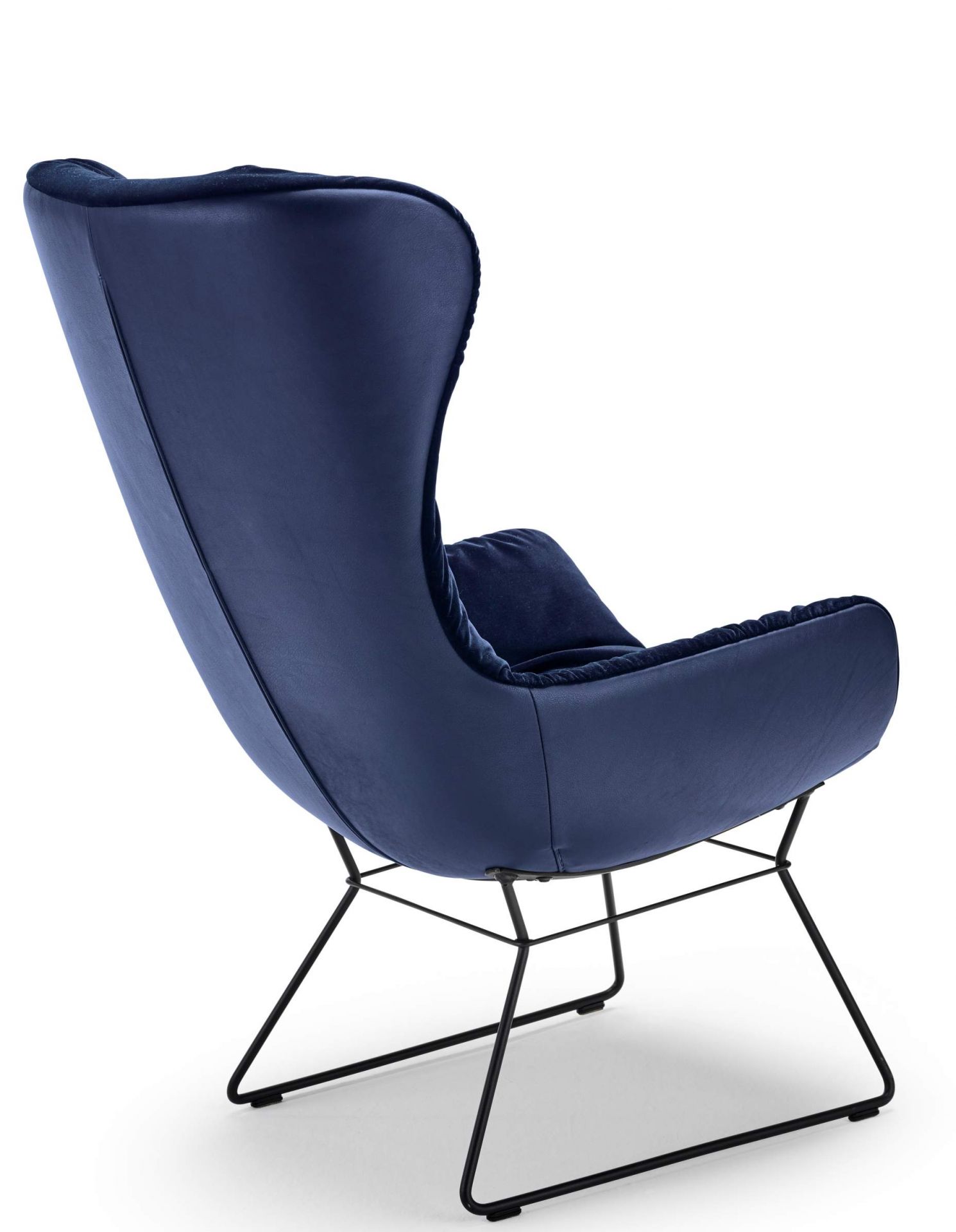 Leya cocktail wingback armchair Freifrau Manufaktur