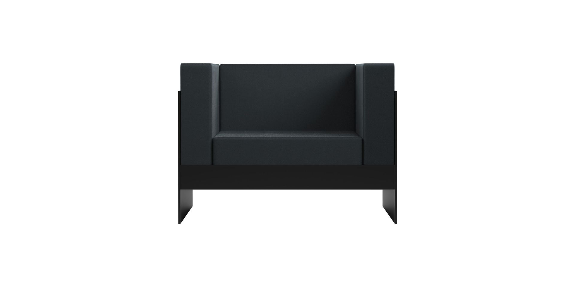 Standard Sofa 101x81x74 cm black New Tendency