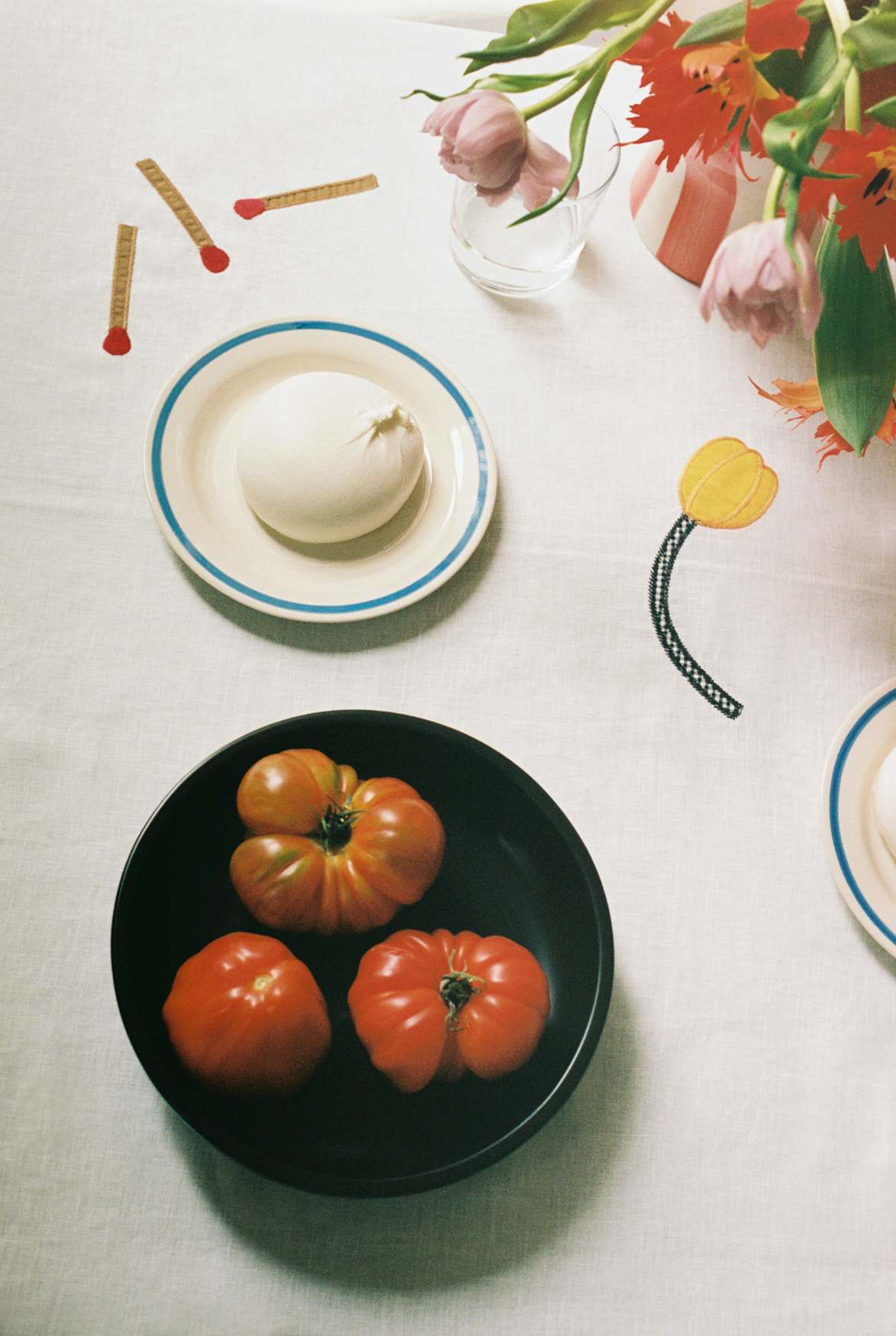 Sobremesa Tablecloth Green Hay SINGLE PIECE