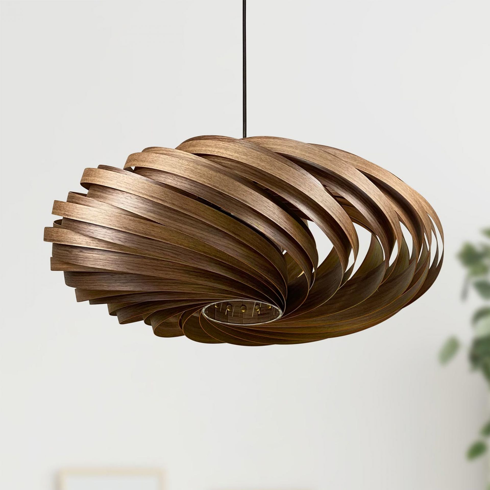 Veneria Pendant lamp Ø60 cm Walnut Gofurnit