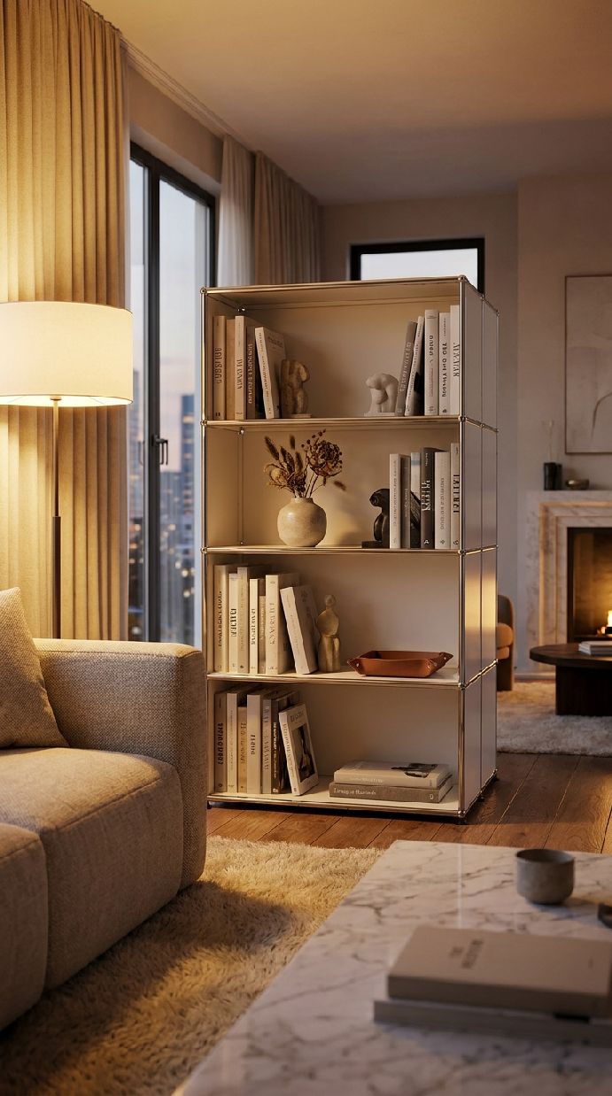 USM Haller Shelf Open H 144 cm