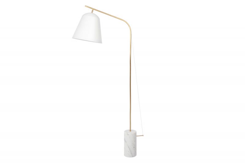 Line Two Floor Lamp NORR11-Weiß