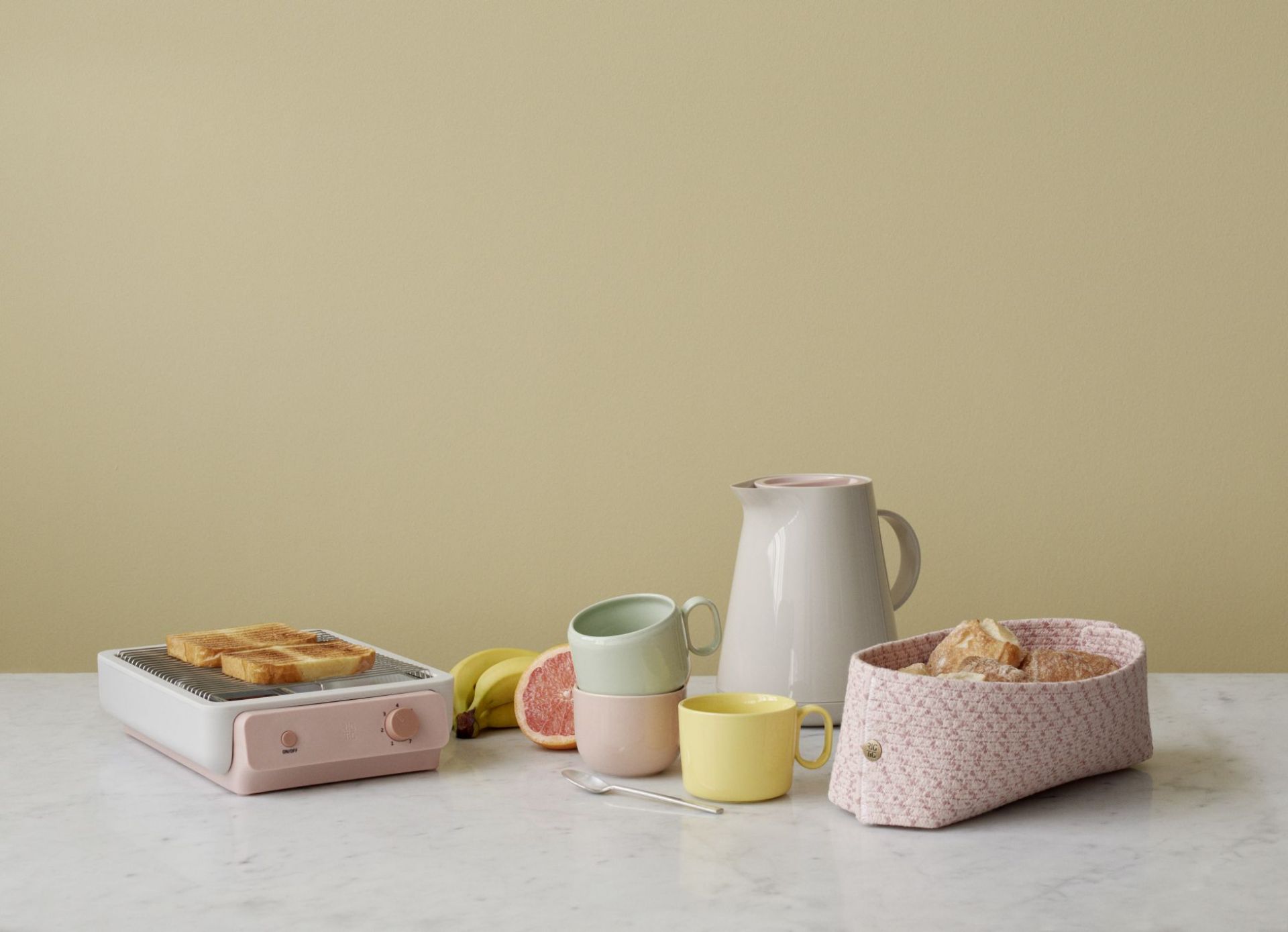 KNIT-IT bread basket rose RIG TIG by Stelton SINGLE PIECES