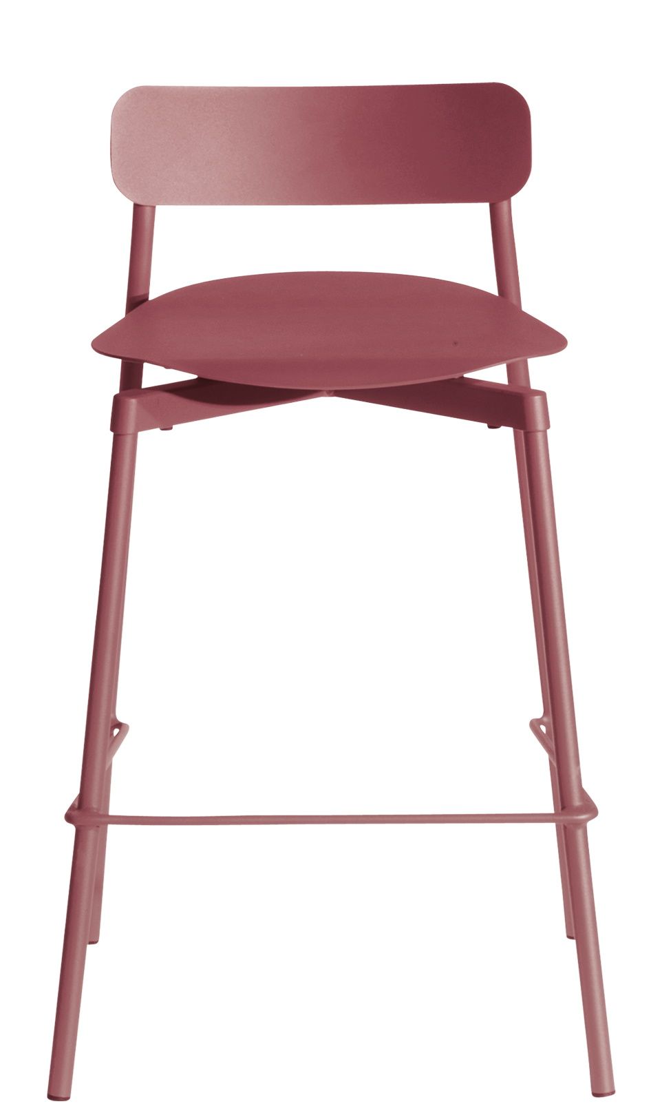 Fromme Barstool Bar Stool H 75 cm Petite Friture Brown red Fromme Barstool Bar Stool H 75 cm Petite Friture Brown red