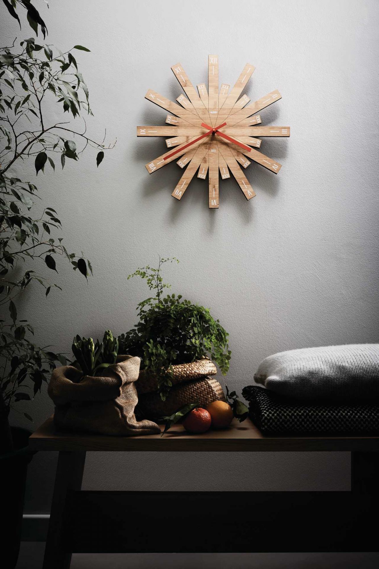 MDL05 Raggiante Wall Clock Alessi SINGLE PIECES