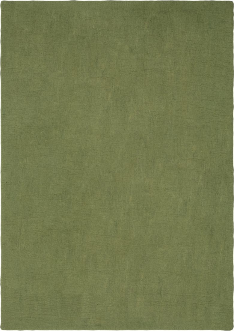 Mono Rectangular Felt Rug 160 x 230 cm myfelt  Kaspar (green)