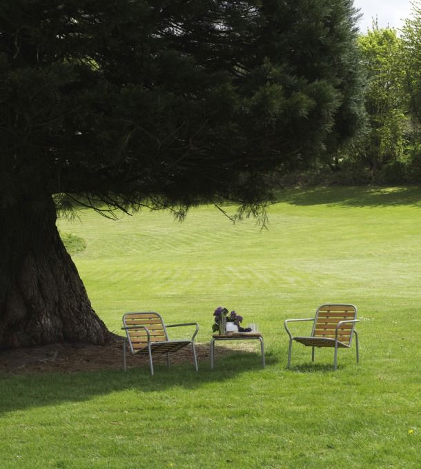 Vig Lounge Chair Wood Armchair Outdoor Normann Copenhagen 