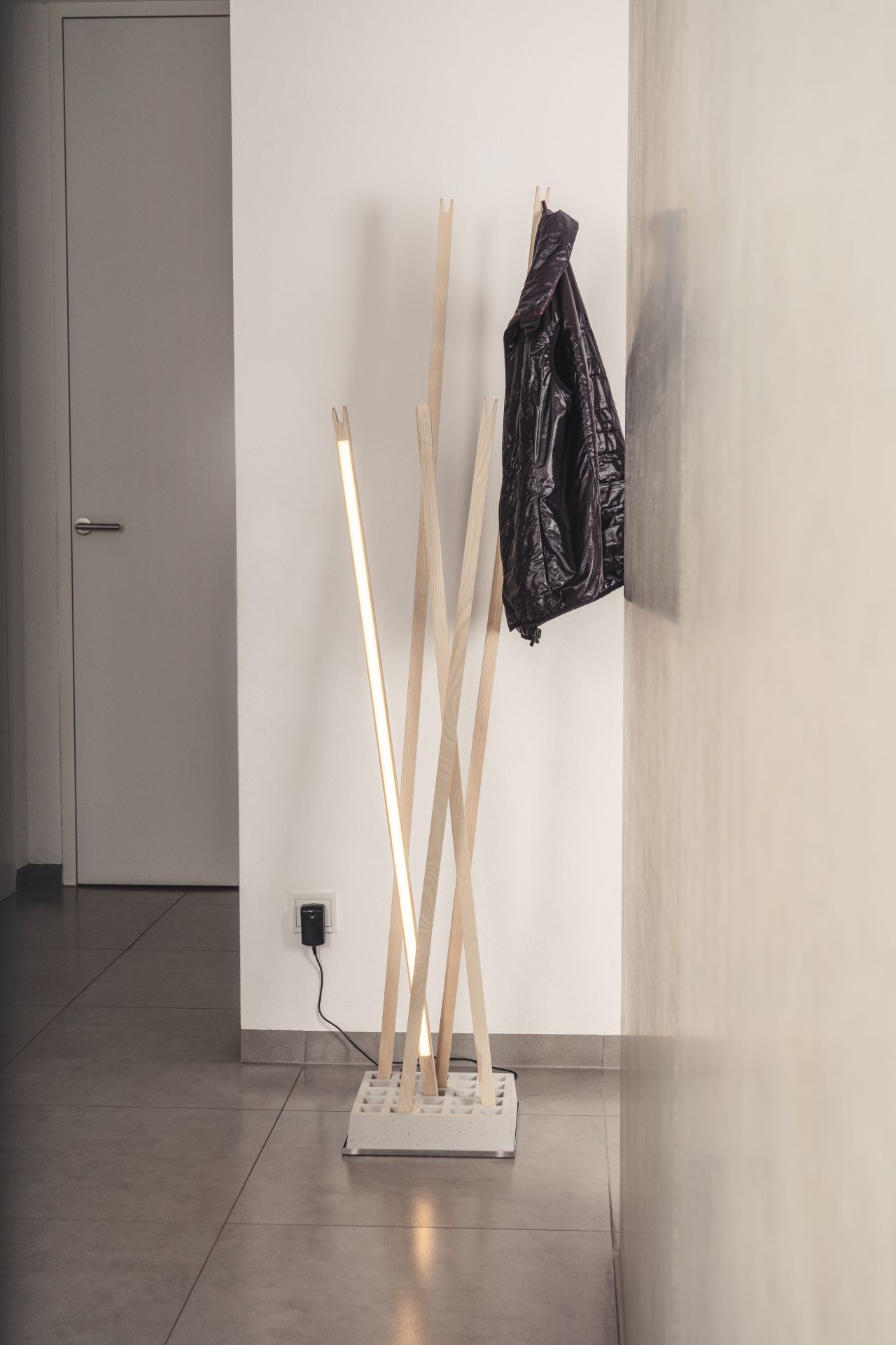 Pin Coat rack / Pin Light Nils Holger Moormann