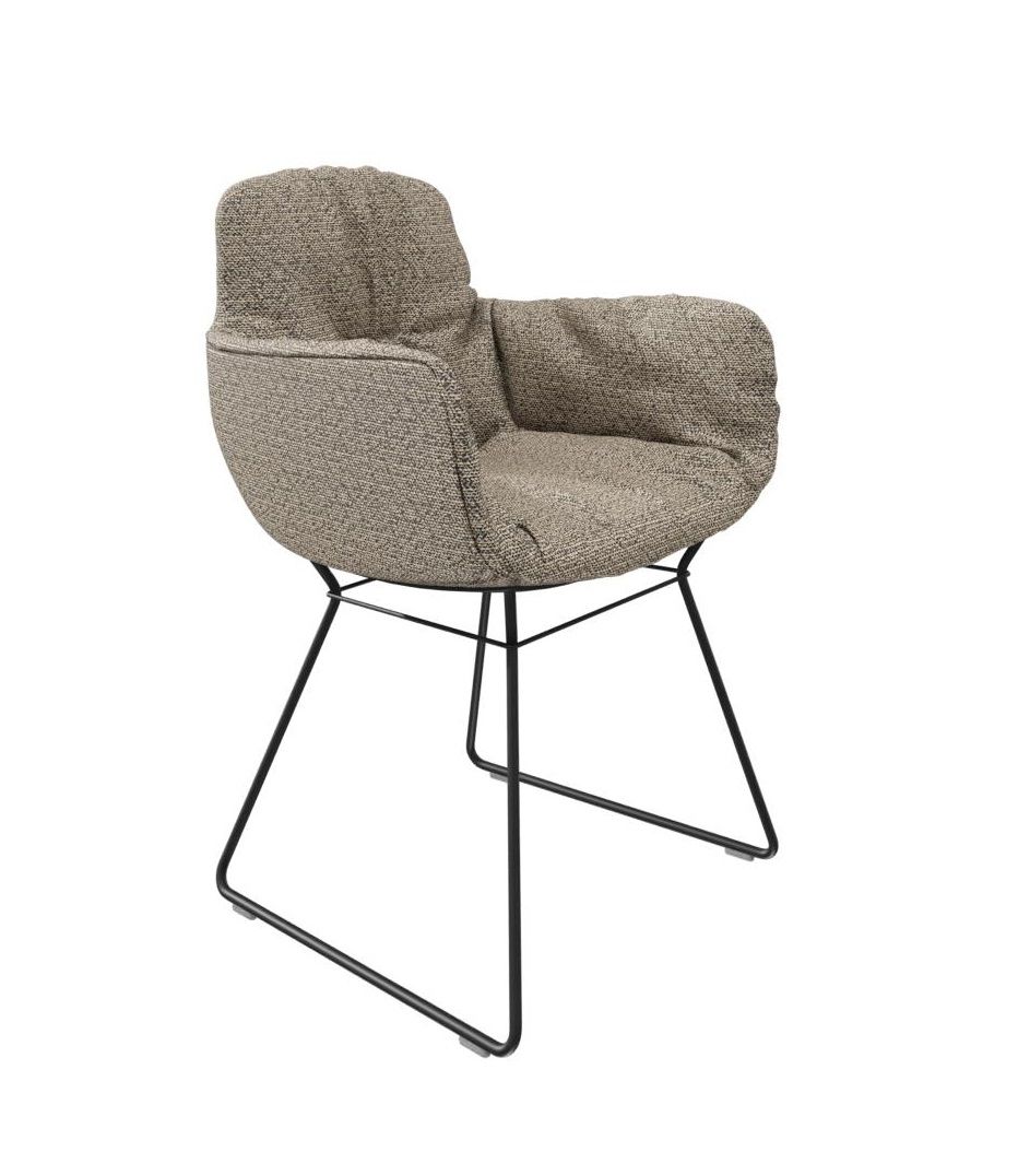 Leya chair armrest high Fabric Safire Freifrau Manufaktur