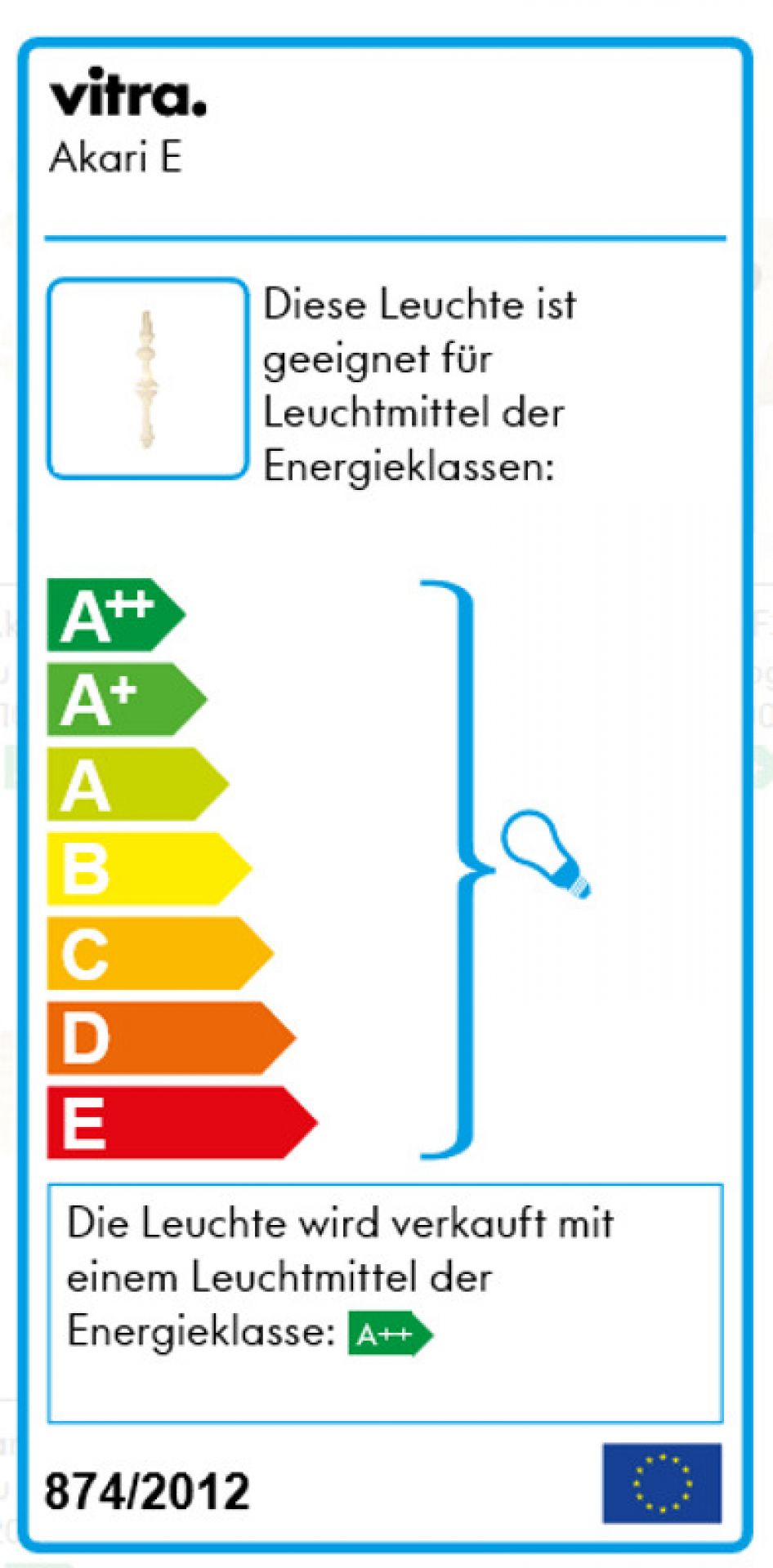 Akari Pendant light E Vitra