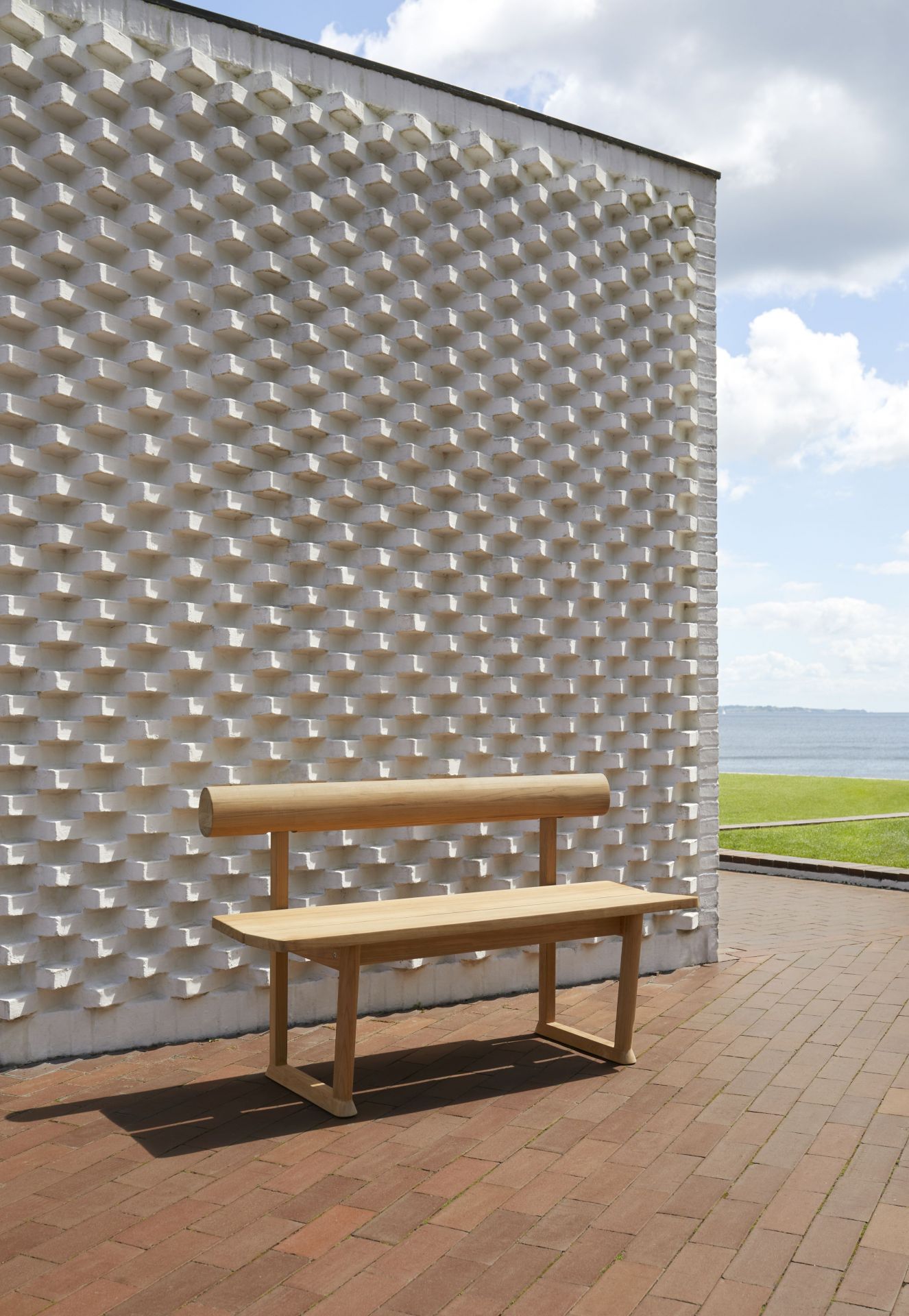 Banco Bench Teak Outdoor Skagerak by Fritz Hansen
