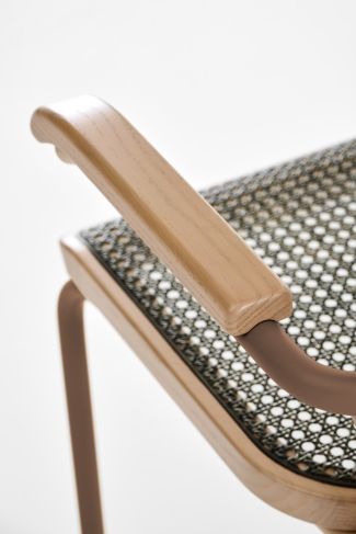 S 64 V Tubular steel classic cantilever chair Thonet