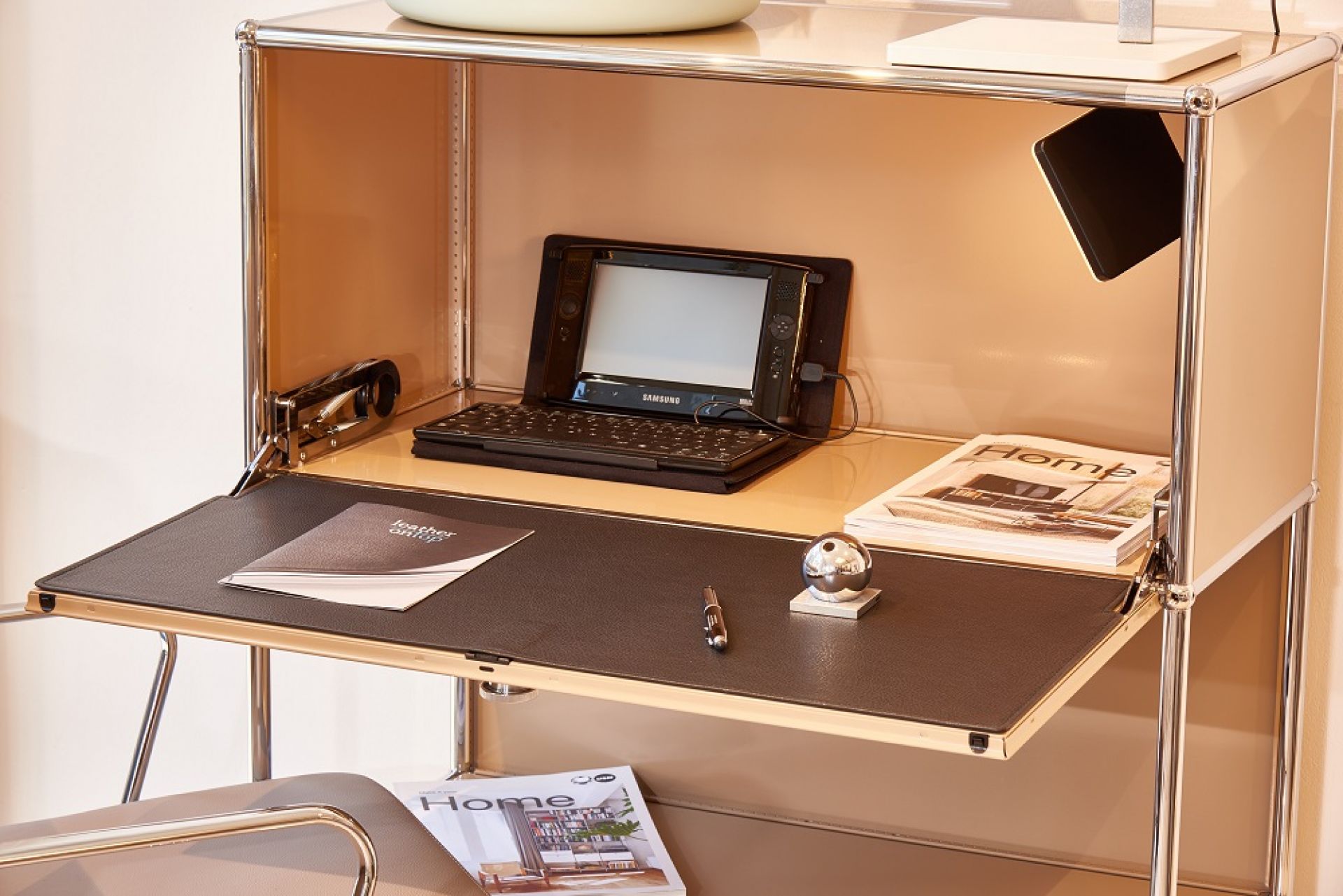 Leather top for USM desk inside 50x35 GRAPHITE BLACK Leather on Top SINGLE PIECES