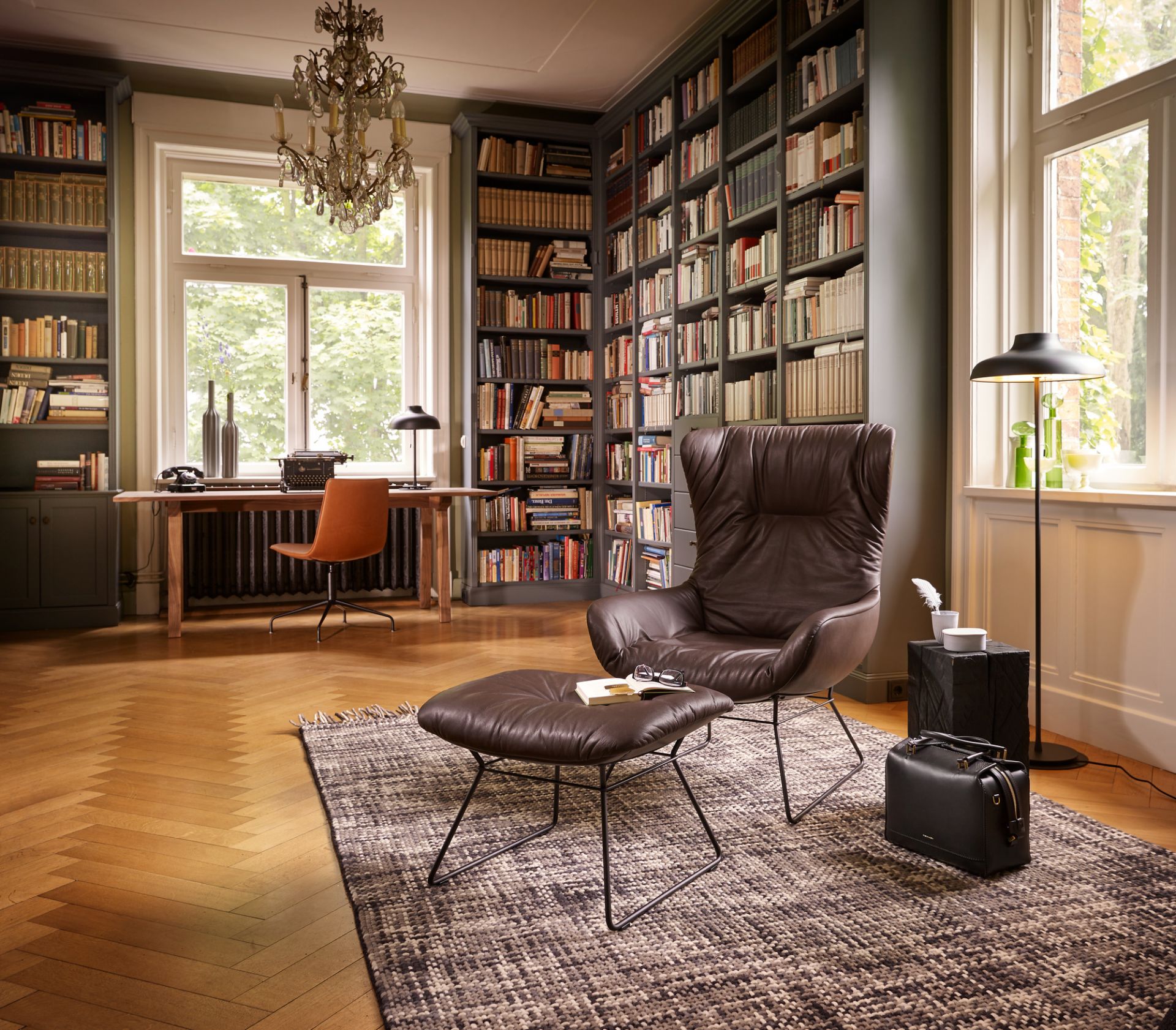 Leya wingback armchair Freifrau Manufaktur
