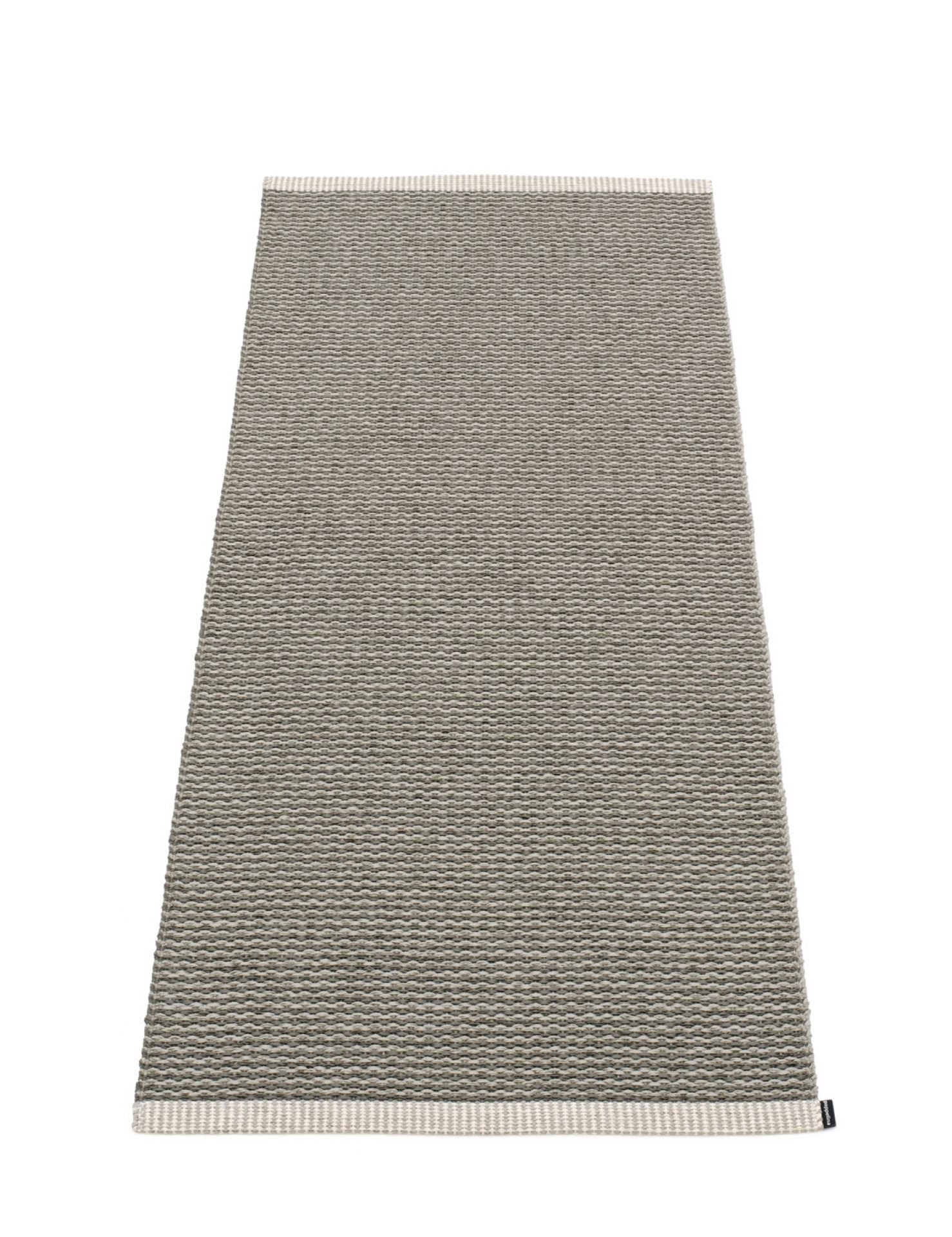 Mono Plastic Carpet 60x150 Pappelina Charcoal