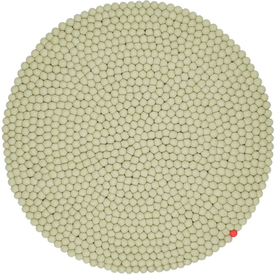 Big One Round Felt carpet Ø 200 cm myfelt Green beige