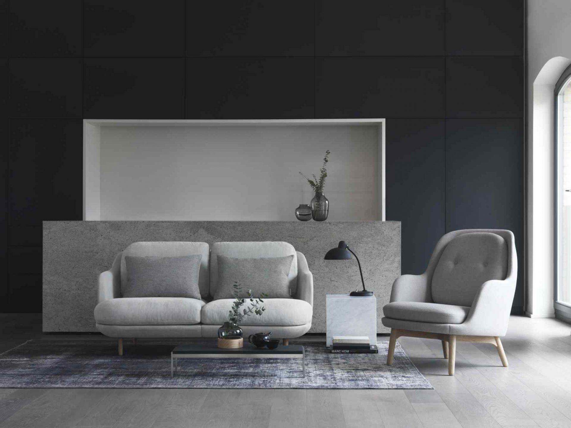 Lune 2- Seater Sofa Fritz Hansen