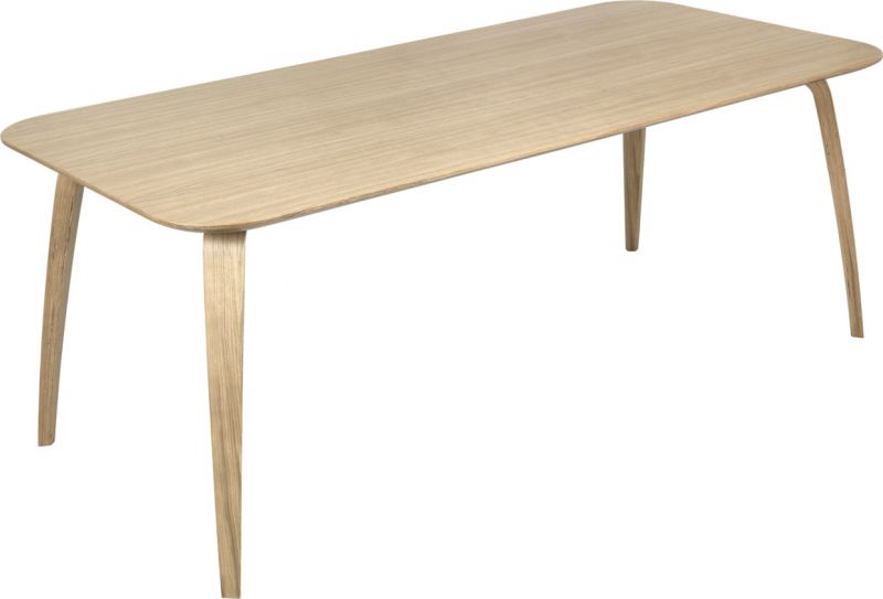 GUBI Dining Table rectangular 100x200 Gubi 